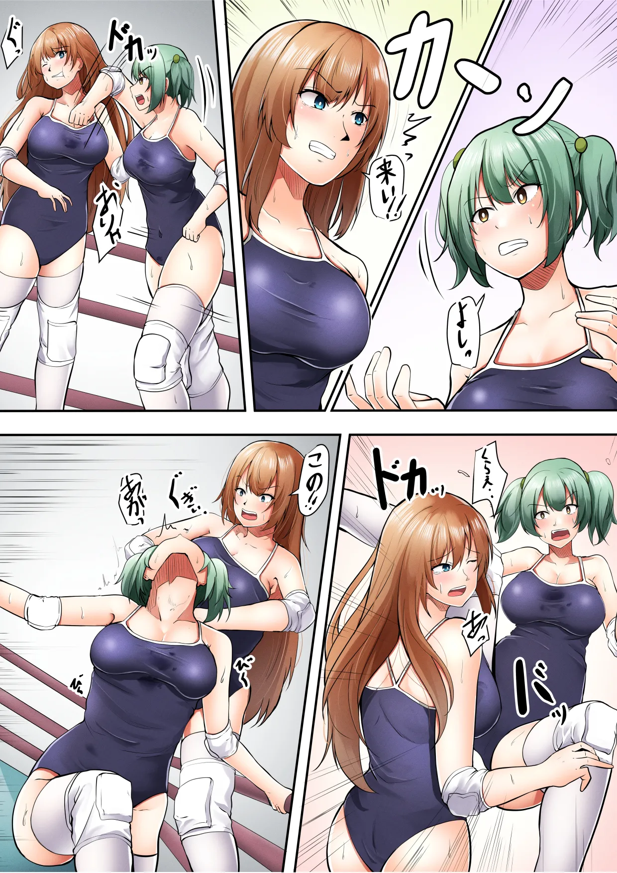 学校で女子プロレス! 全員失神失禁 むちむちJKマッチ編 image number 13