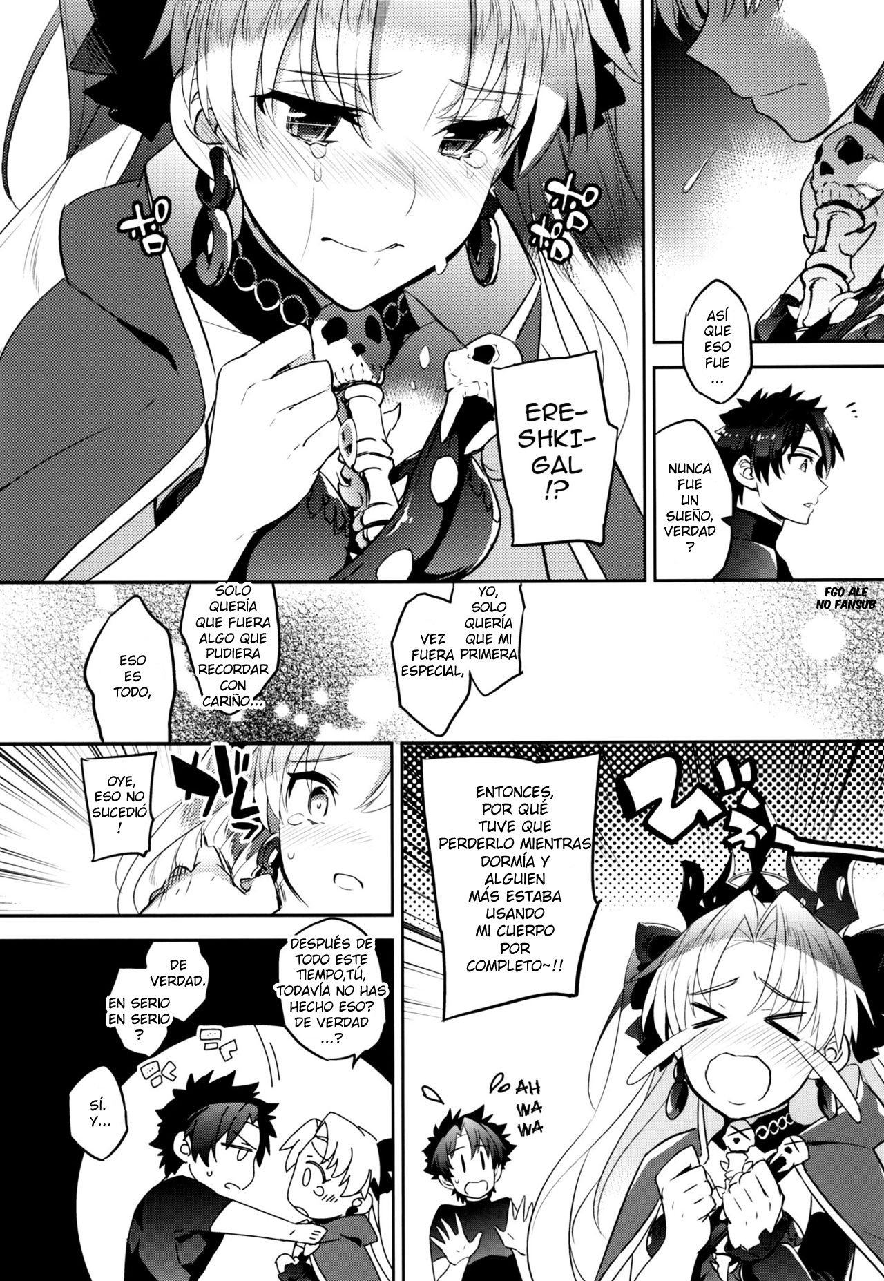(C93) [Crazy9 (Ichitaka)] C9-33 Megami-sama no Hajimete Ereshkigal no Baai (Fate/Grand Order) [Spanish] изображение № 14