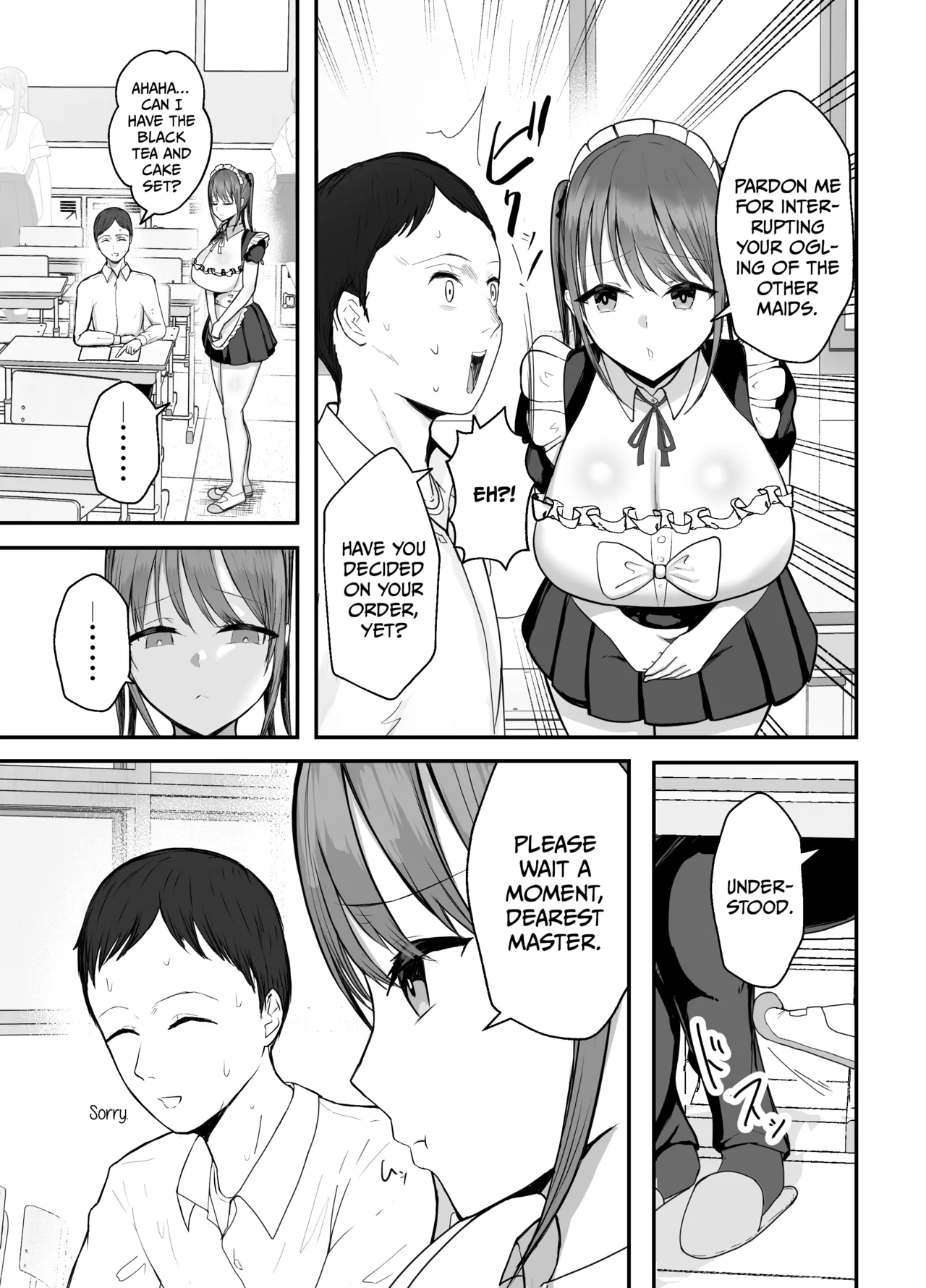 [Baketsu Purin] My busty niece, a high school girl who lives with me, is a maid at the school festival and gives me sweet sex to soothe me, an office worker. numero di immagine  8