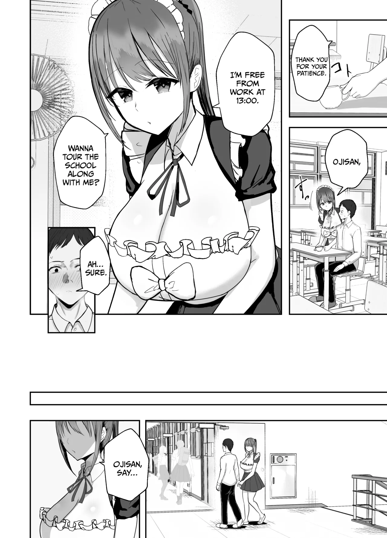 [Baketsu Purin] My busty niece, a high school girl who lives with me, is a maid at the school festival and gives me sweet sex to soothe me, an office worker. numero di immagine  9