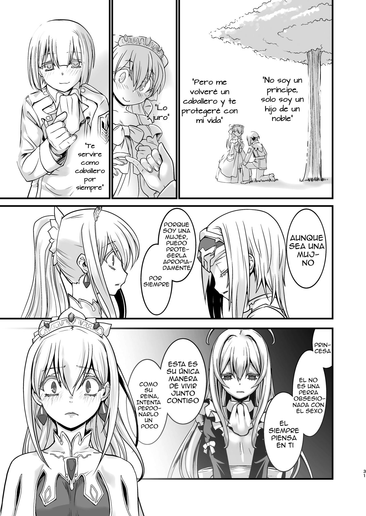 Kishi Danchou Kairakusu Kakute Kishi Danchou Hime Kishi To Naru Ch. 4 | Así el caballero comandante se volvió la princesa caballero 画像番号 30