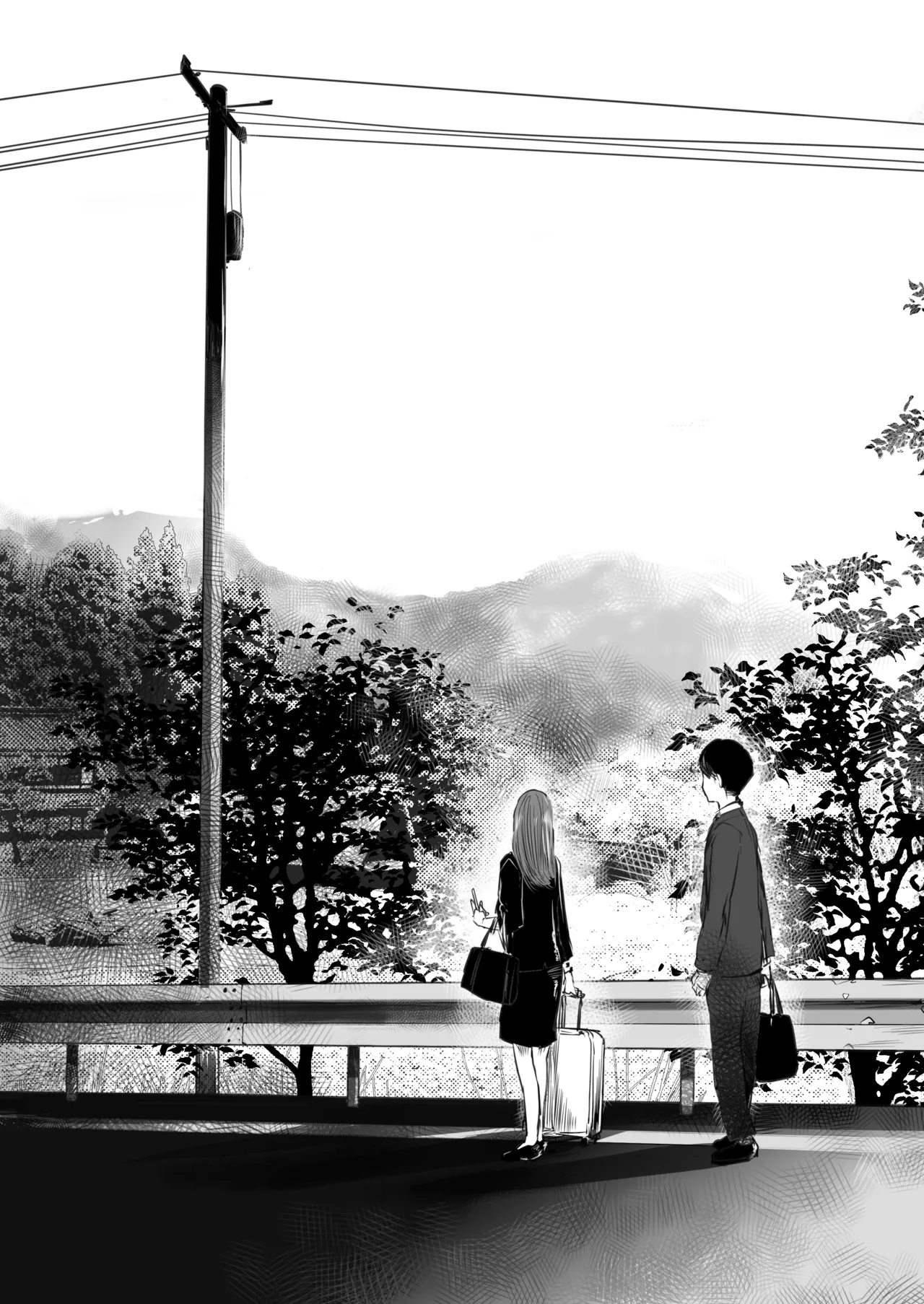 [Ookami Shoujo Dan (Mukoujima Tenro)] Shucchou, Kouhai to Aibeya. Yukishi Nure Hada ni Shiboritsukusareta Yoru | 出差，和後輩共宿一室 那個被浴衣及濡濕肌膚榨乾的晚上 [Chinese] [Amerins漢化] 图片编号 7