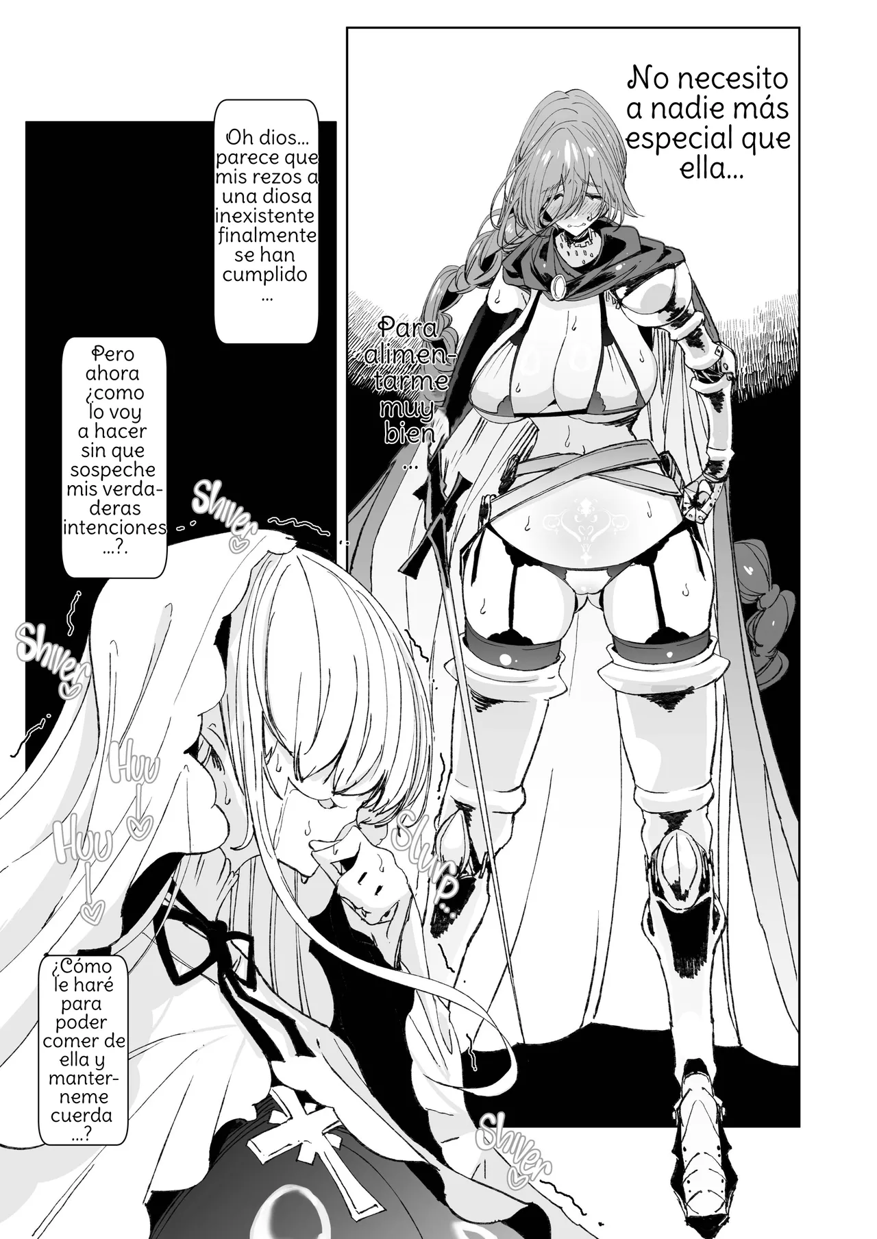 [Metronauts (Tsumetoro)] The Marked Oblivious Princess Knight and the Succubus Sister's All-You-Can-Eat Lesbian Oil Massage [2D Market] [Spanish] [Amaterasu] 画像番号 8