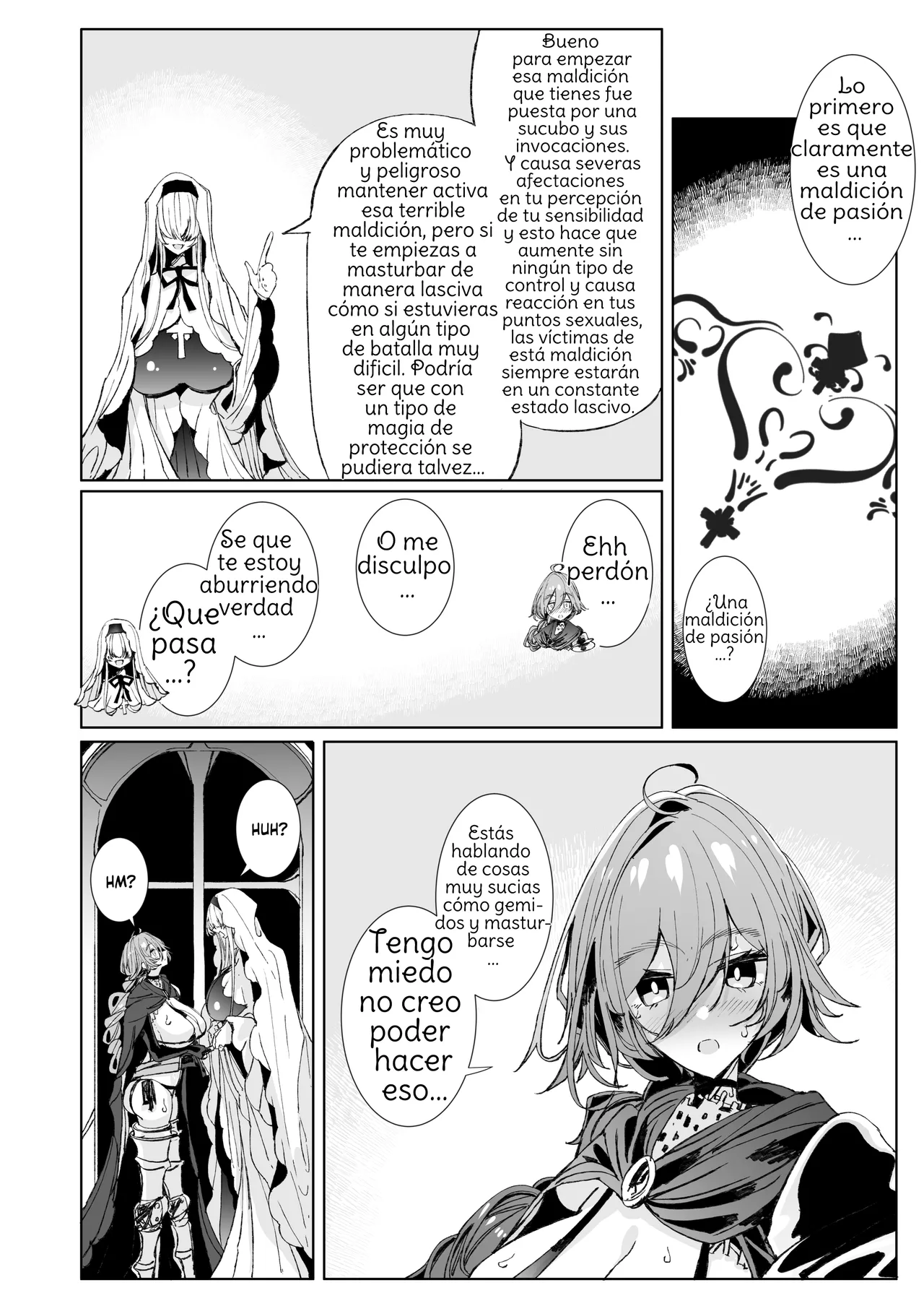 [Metronauts (Tsumetoro)] The Marked Oblivious Princess Knight and the Succubus Sister's All-You-Can-Eat Lesbian Oil Massage [2D Market] [Spanish] [Amaterasu] 画像番号 9