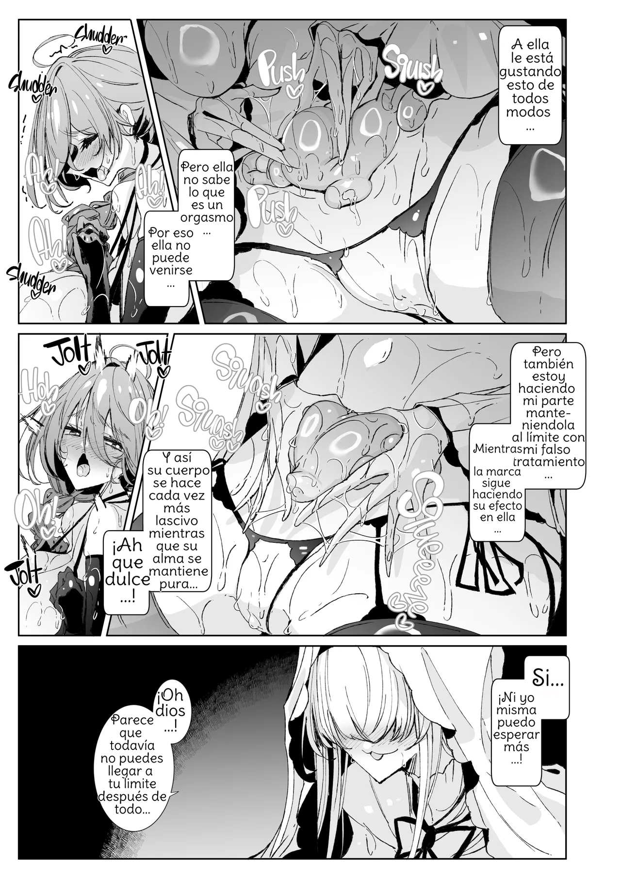 [Metronauts (Tsumetoro)] The Marked Oblivious Princess Knight and the Succubus Sister's All-You-Can-Eat Lesbian Oil Massage [2D Market] [Spanish] [Amaterasu] 画像番号 22