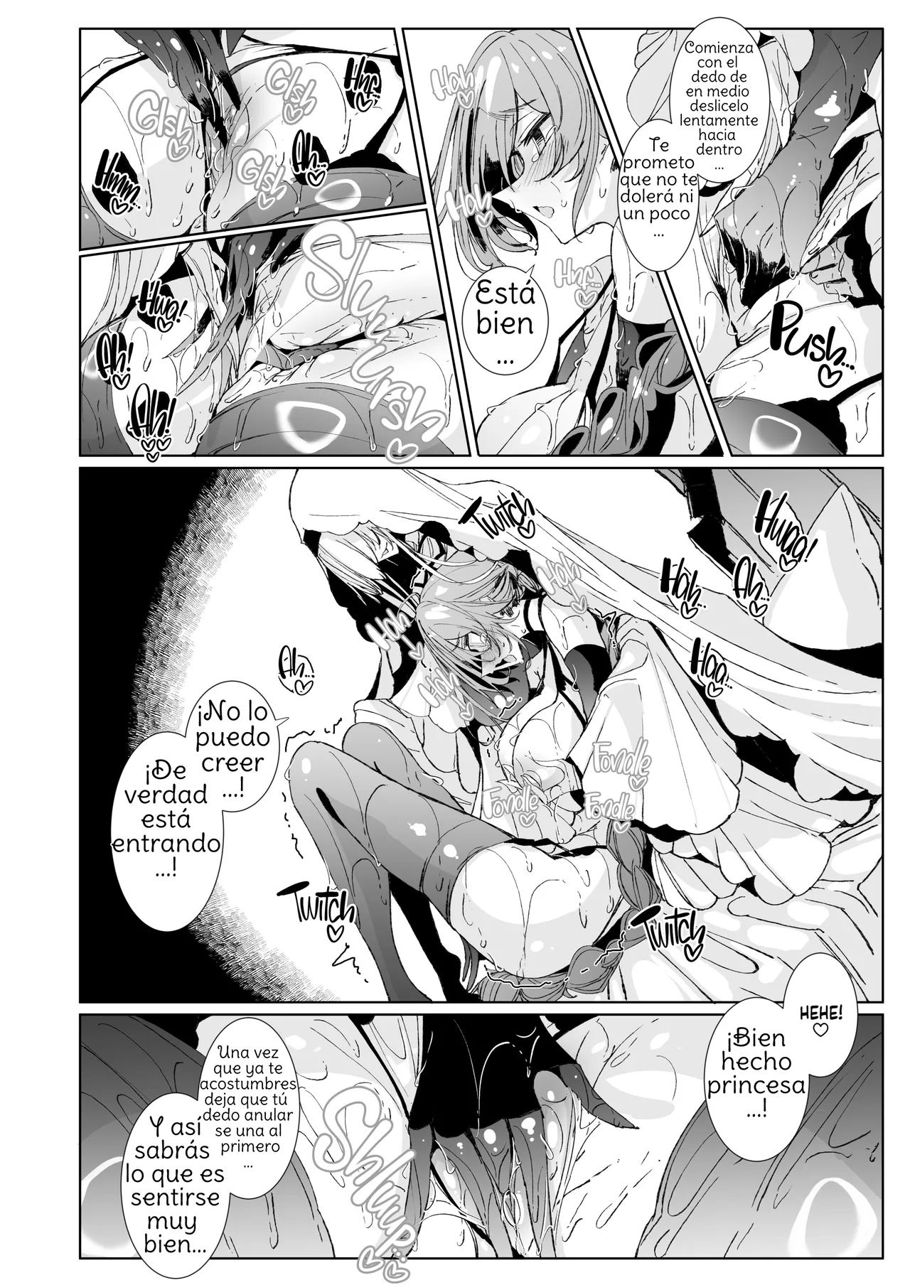 [Metronauts (Tsumetoro)] The Marked Oblivious Princess Knight and the Succubus Sister's All-You-Can-Eat Lesbian Oil Massage [2D Market] [Spanish] [Amaterasu] 画像番号 25