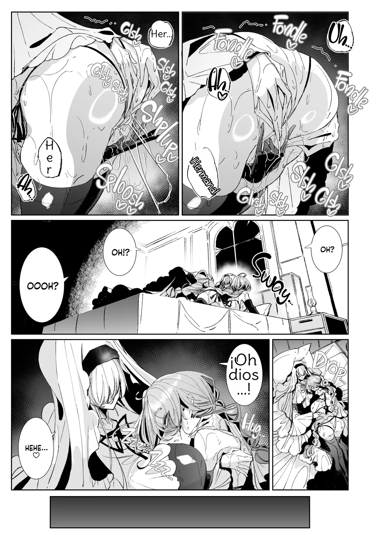 [Metronauts (Tsumetoro)] The Marked Oblivious Princess Knight and the Succubus Sister's All-You-Can-Eat Lesbian Oil Massage [2D Market] [Spanish] [Amaterasu] 画像番号 48