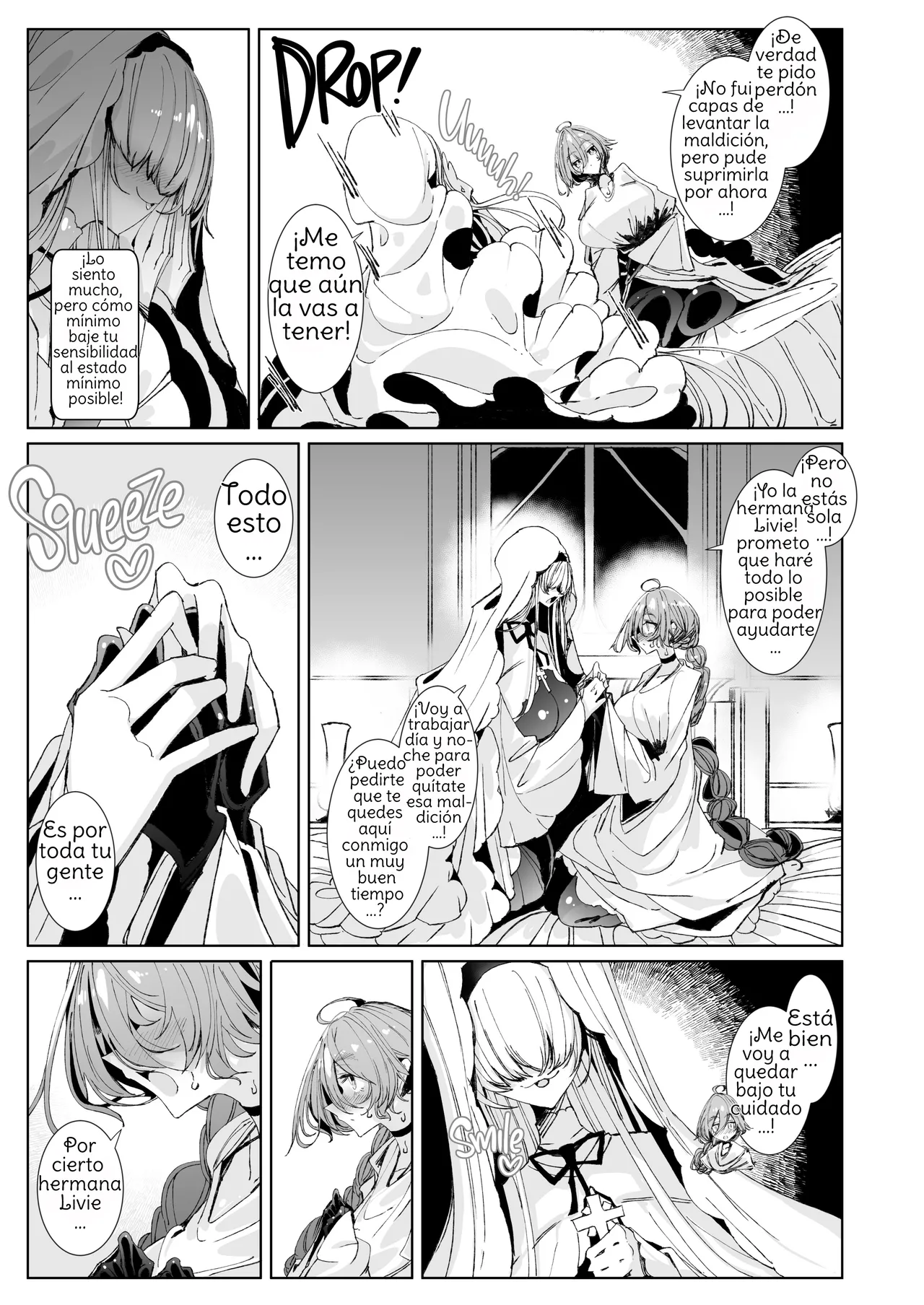 [Metronauts (Tsumetoro)] The Marked Oblivious Princess Knight and the Succubus Sister's All-You-Can-Eat Lesbian Oil Massage [2D Market] [Spanish] [Amaterasu] 画像番号 50