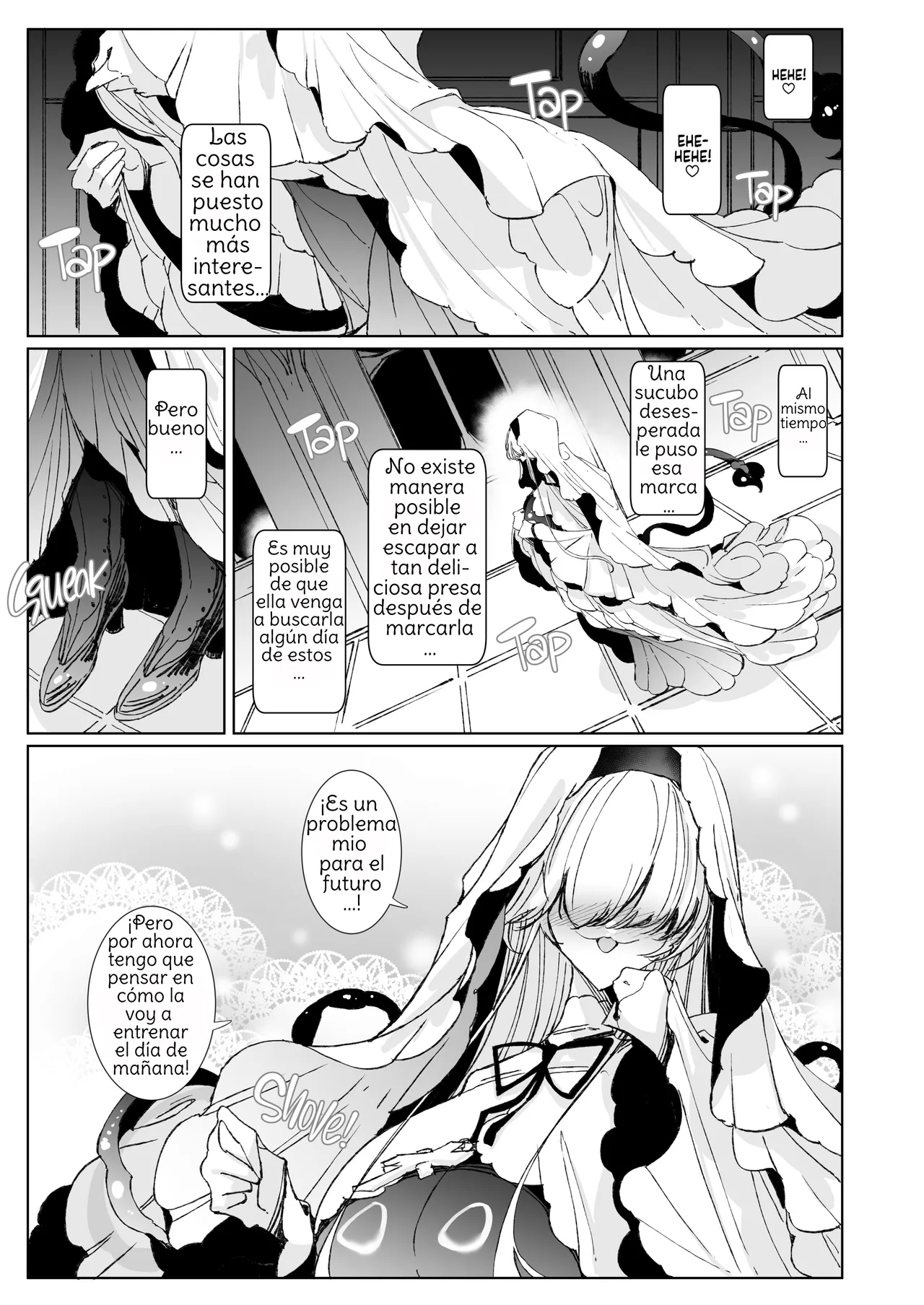 [Metronauts (Tsumetoro)] The Marked Oblivious Princess Knight and the Succubus Sister's All-You-Can-Eat Lesbian Oil Massage [2D Market] [Spanish] [Amaterasu] 画像番号 52