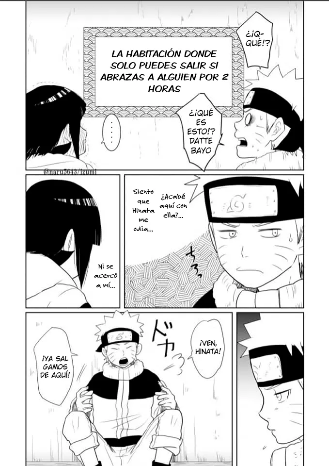 [Izumi] La habitación donde solo puedes salir si abrazas a alguien por 2 horas (Naruto) [Español] image number 1