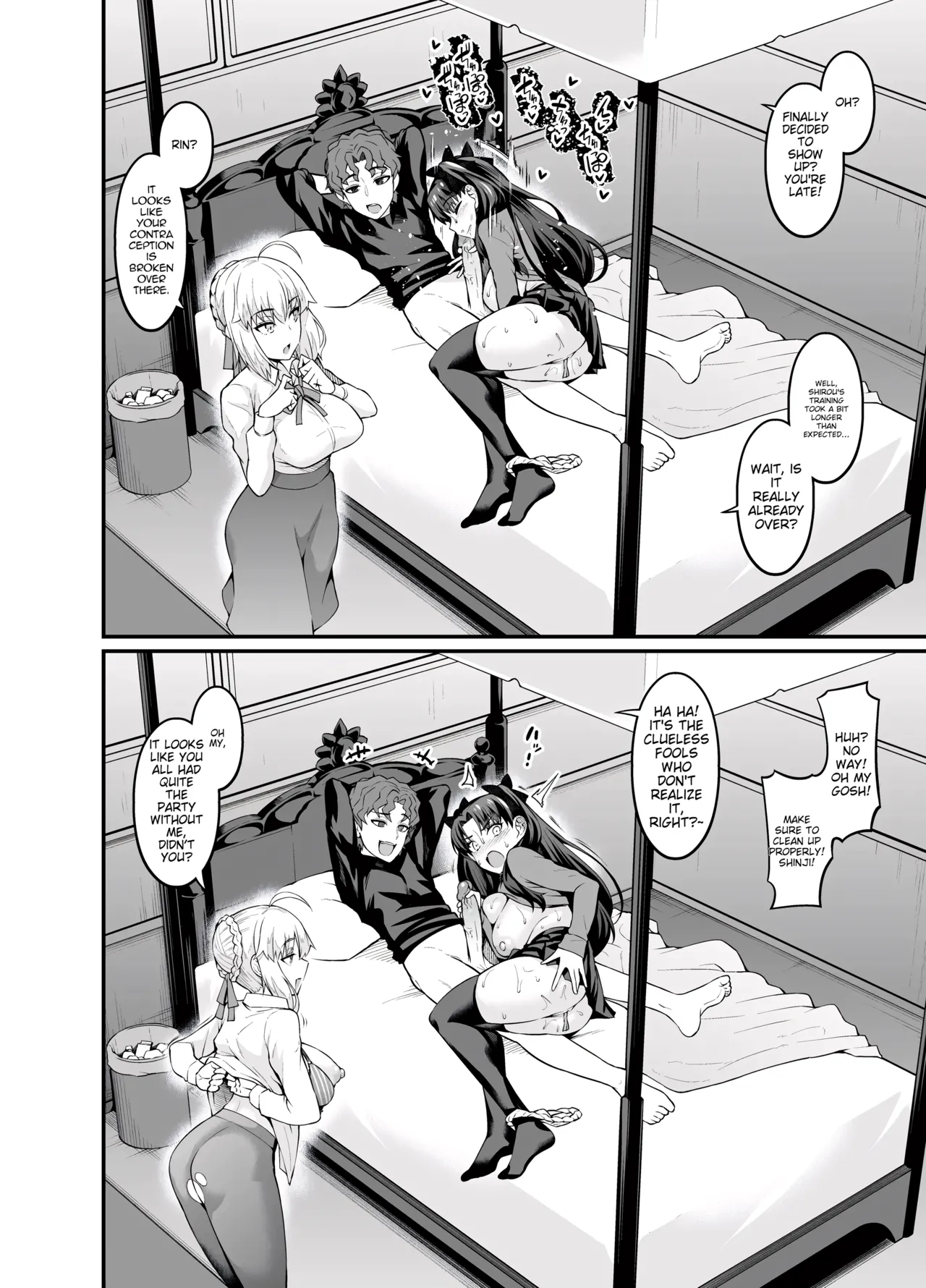 [Digianko (Ankoman)] Saoyaku Shinji ga Saber-tachi to Yarimakuru Hon (Fate⁄stay night) [English]  [Decensored] image number 20