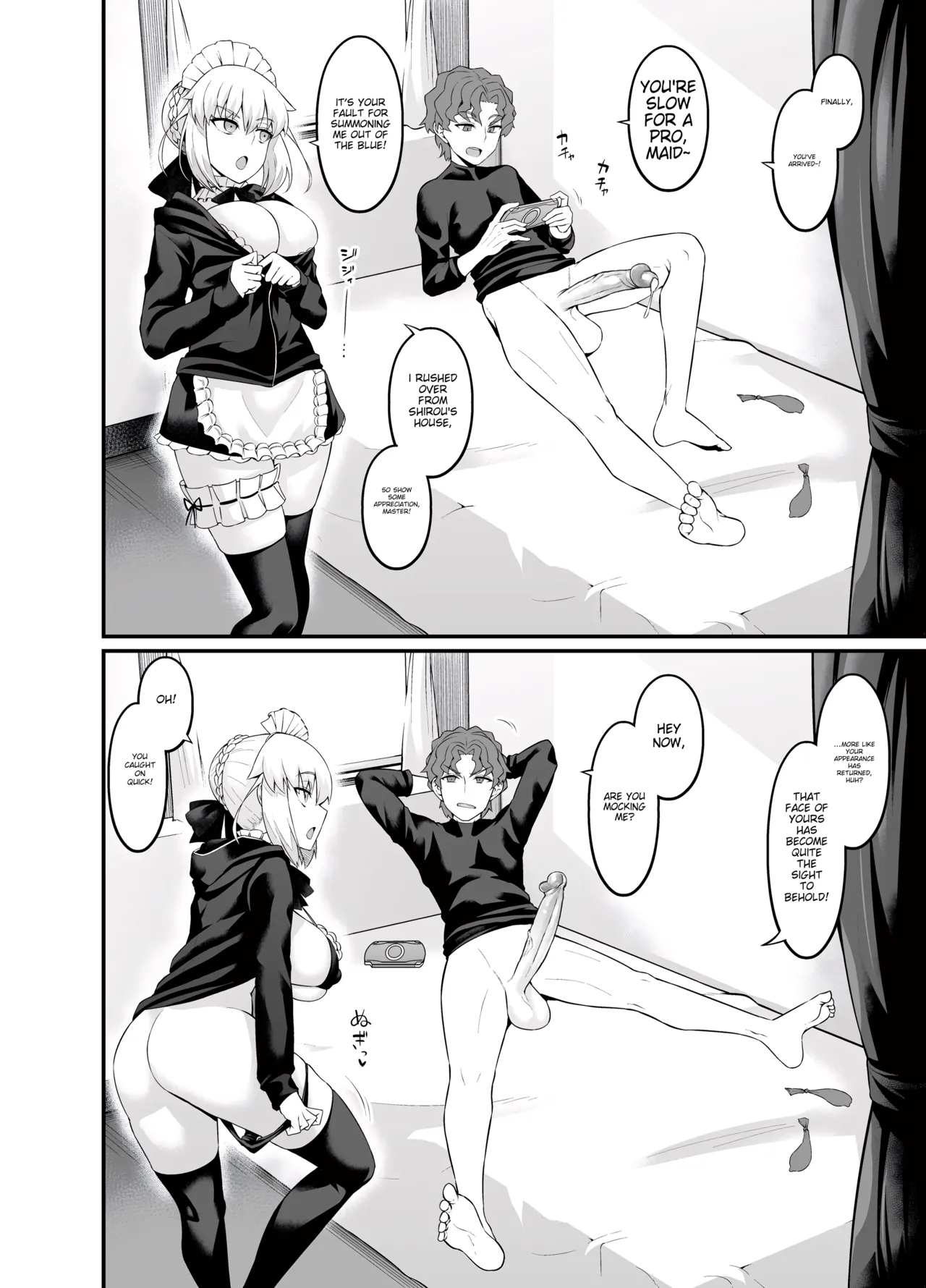 [Digianko (Ankoman)] Saoyaku Shinji ga Saber-tachi to Yarimakuru Hon (Fate⁄stay night) [English]  [Decensored] image number 86