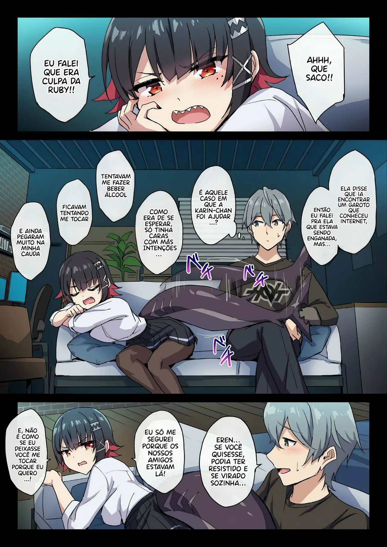 [54BURGER (Marugoshi)] SHARKBED | cama do tubarão (Zenless Zone Zero) [Portuguese-BR] [Decensored] [Digital] numero di immagine  11