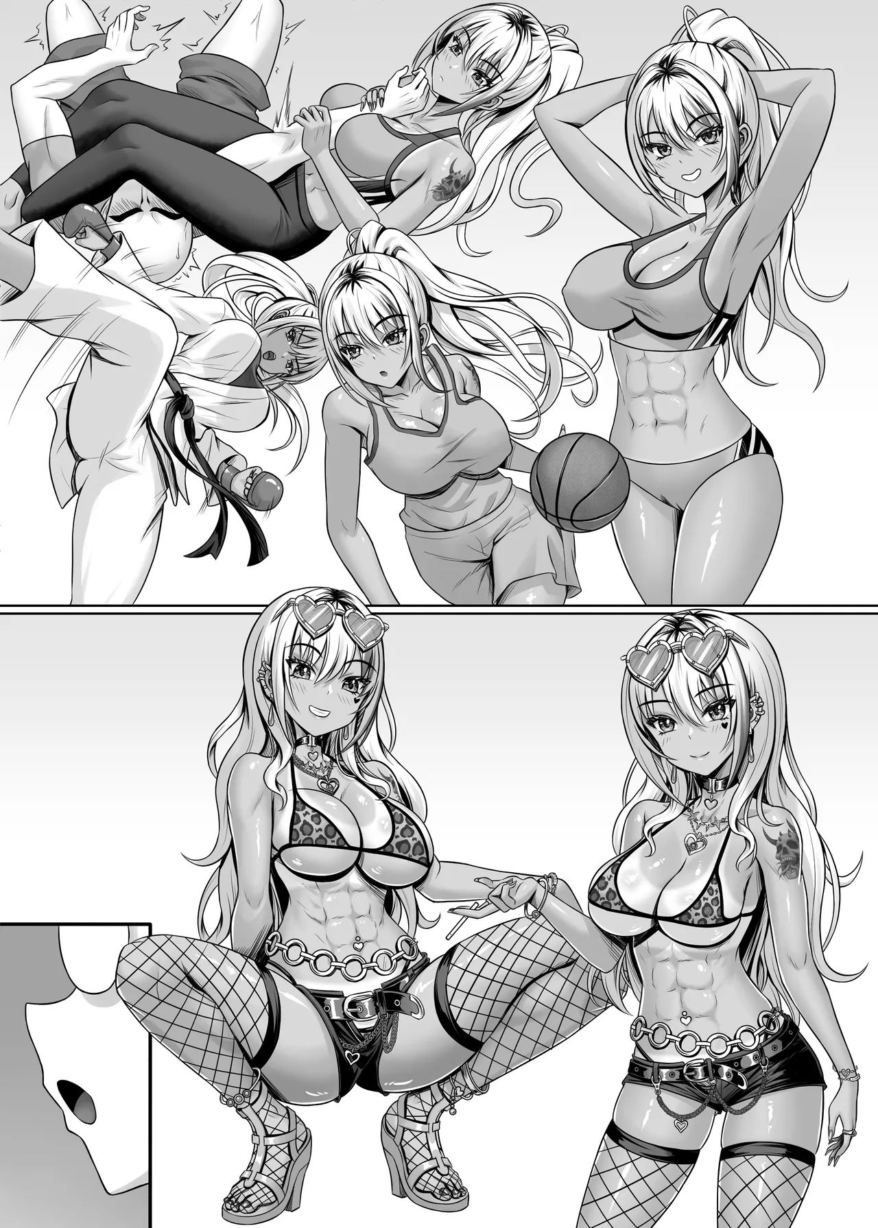 [Shokushu in the deep sea (Tako Seijin)] Class no Kuro Gal to Pakopako | Fucking With the Class’s Dark-Skinned Gyaru [English] image number 48