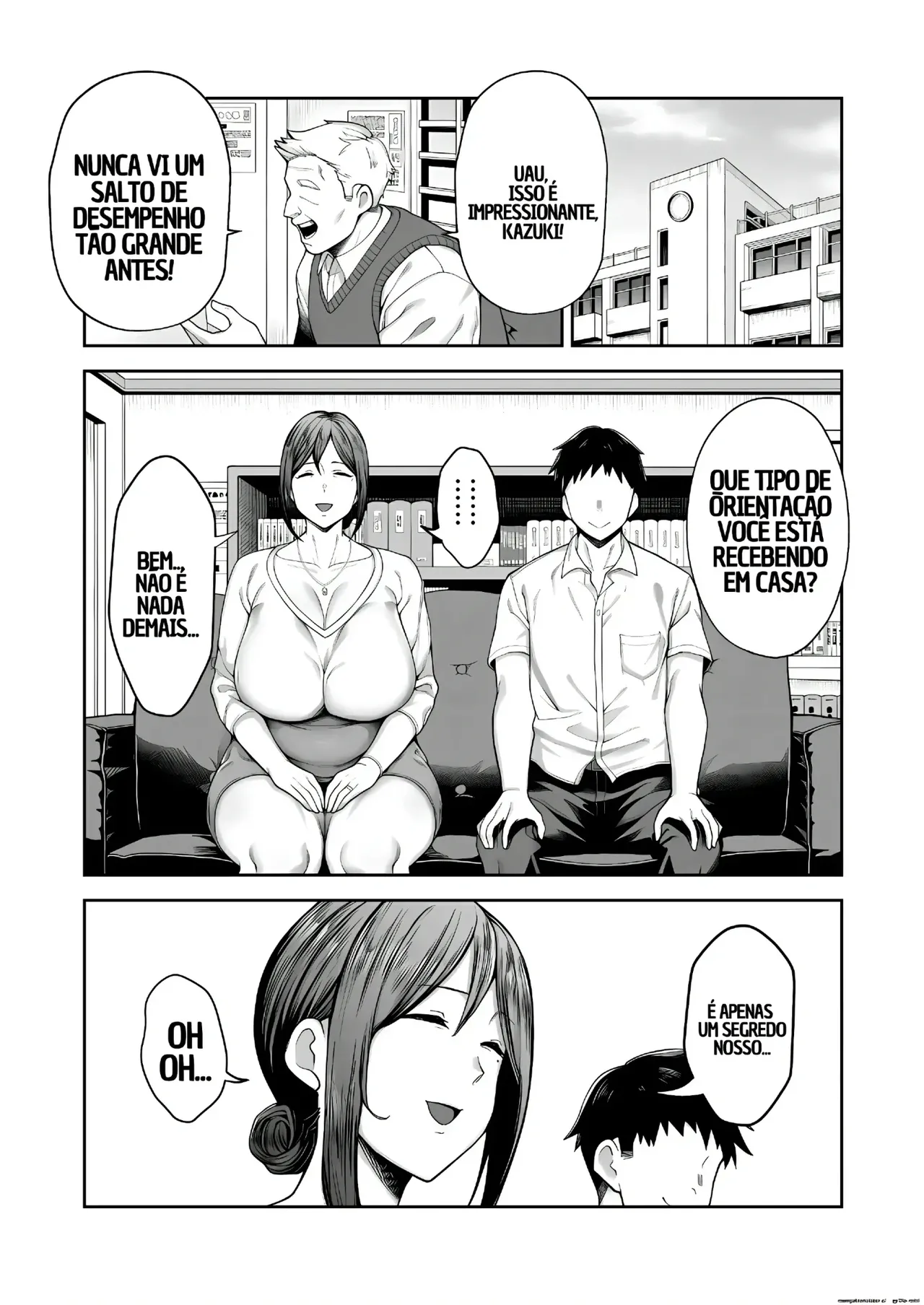 [Golden Bazooka (Gagarin Kichi)] Ichiban Michika de Eroi Mesu Miyuki 2 ~Haha Dakedo, Musuko to Kinyoku Hajimemasu.~ [Portuguese-BR] 画像番号 2