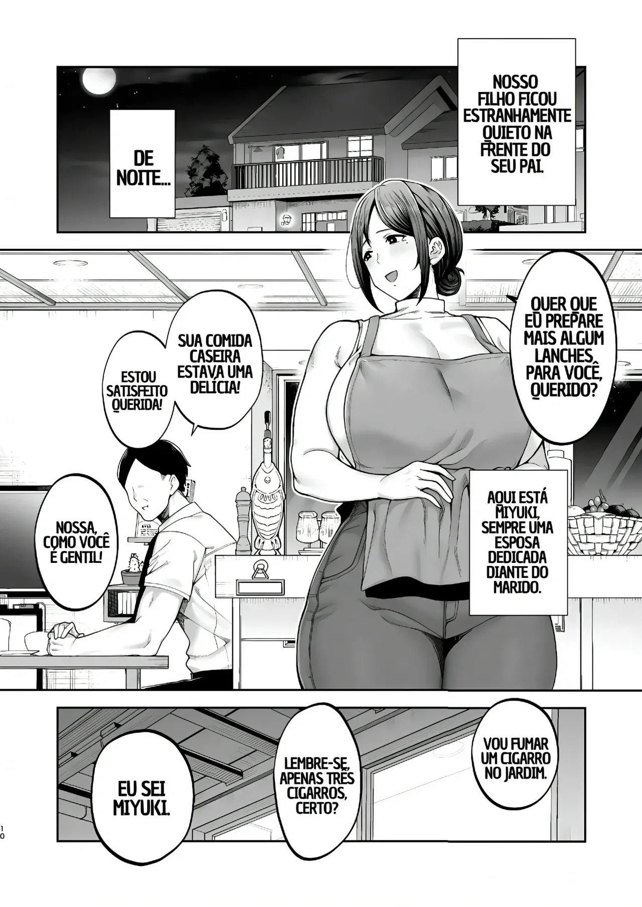 [Golden Bazooka (Gagarin Kichi)] Ichiban Michika de Eroi Mesu Miyuki 2 ~Haha Dakedo, Musuko to Kinyoku Hajimemasu.~ [Portuguese-BR] 画像番号 11