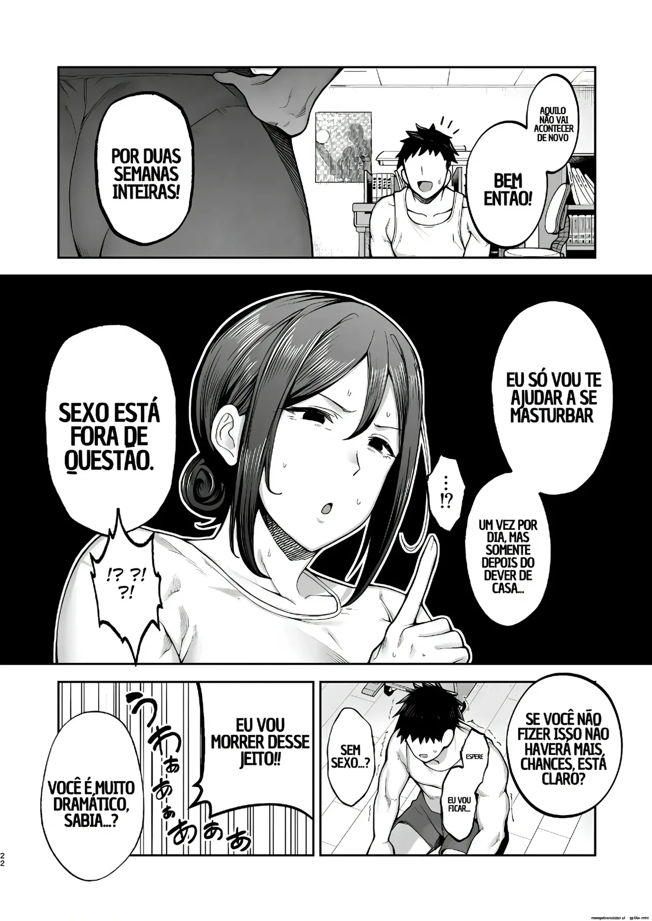 [Golden Bazooka (Gagarin Kichi)] Ichiban Michika de Eroi Mesu Miyuki 2 ~Haha Dakedo, Musuko to Kinyoku Hajimemasu.~ [Portuguese-BR] 画像番号 23