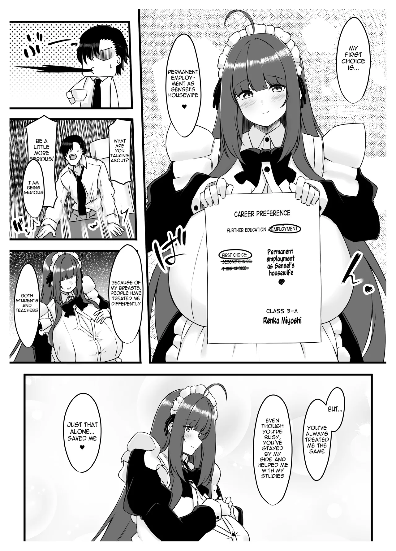 [Script Garden (Arashiki Mamizu)] Oshiego Maid no Shuukatsu Jijou - JOB HUNTING SITUATION OF STUDENT MAID [English] [meganekun_tl] [Digital] image number 9