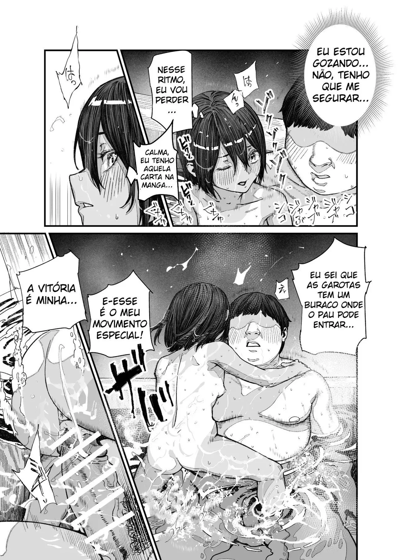 [Nyuu Koubou (pastime774)] Tabisaki de Nakayoku Natta Ko ga Otoko to Omottetara Onnanoko datta Ken!! EX [Portuguese-BR] [Digital] 图片编号 16