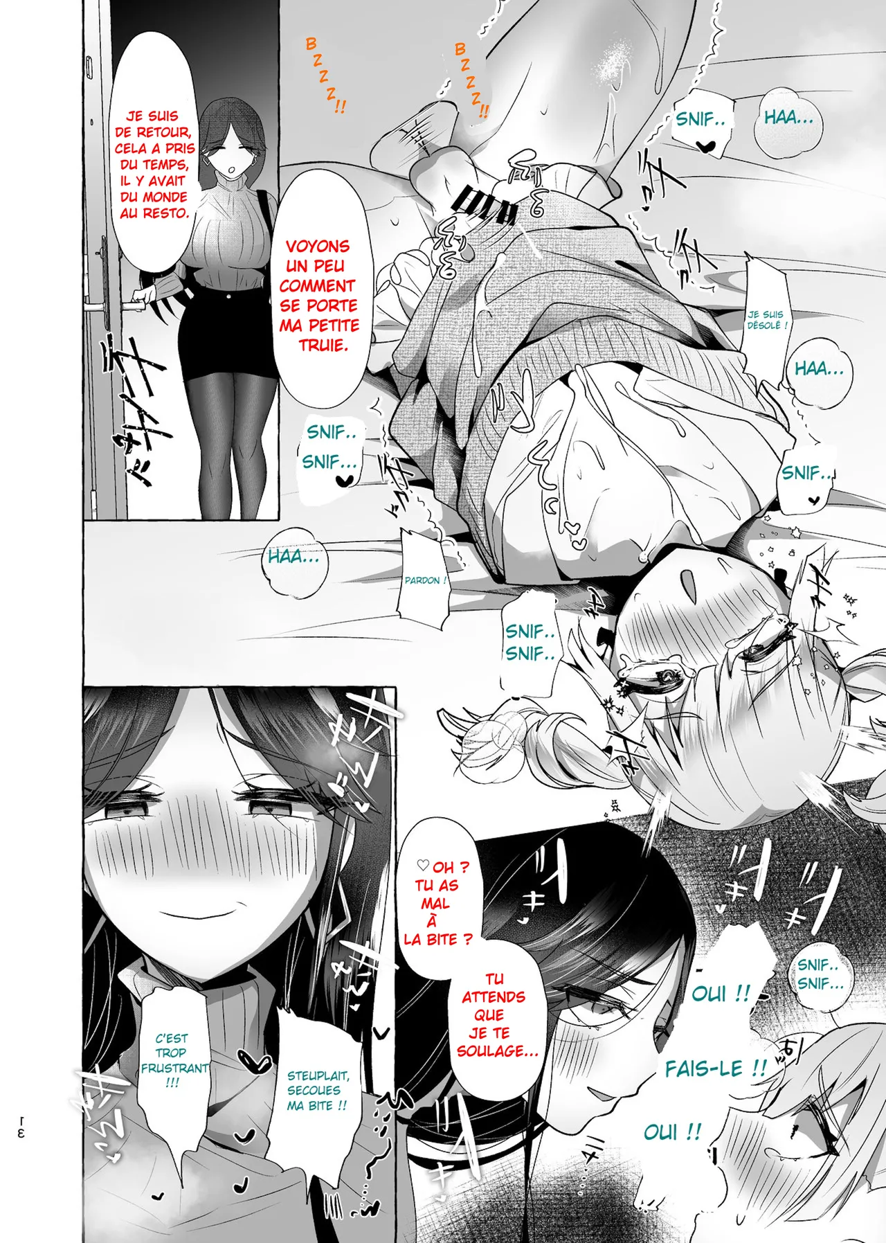 [Tanoshii Suizokukan (Umino Ryou)] Shion 100% Feminisation ~ Du Choupi à la Truie ~ [French][M.aurin] image number 12