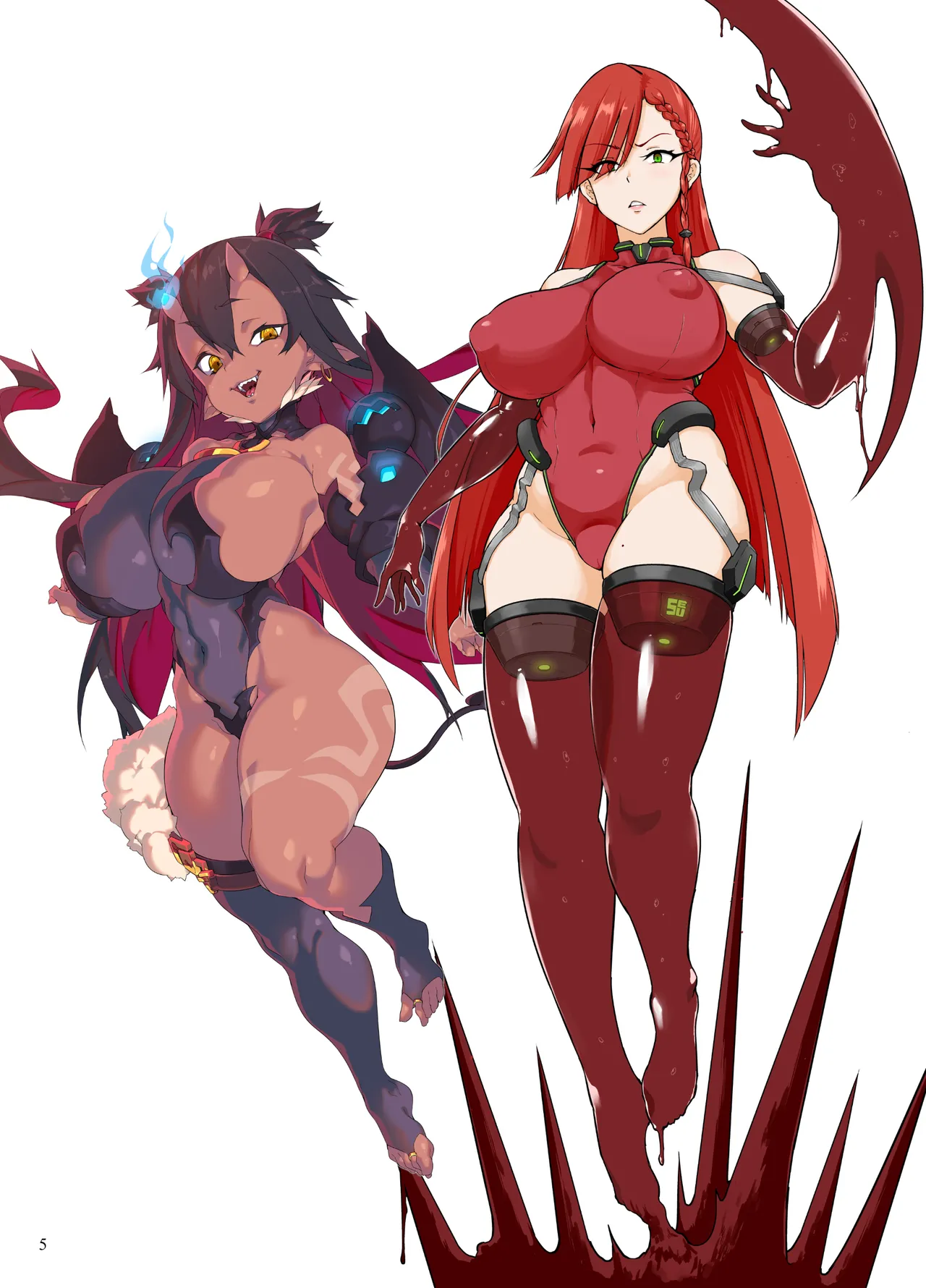 [Ijou Nouryoku Kenkyuukaihatsu Kikou (Various)] Inousha Shoujo Kesson Goudou II ―Reunion of the Heroes― [Russian] 画像番号 5