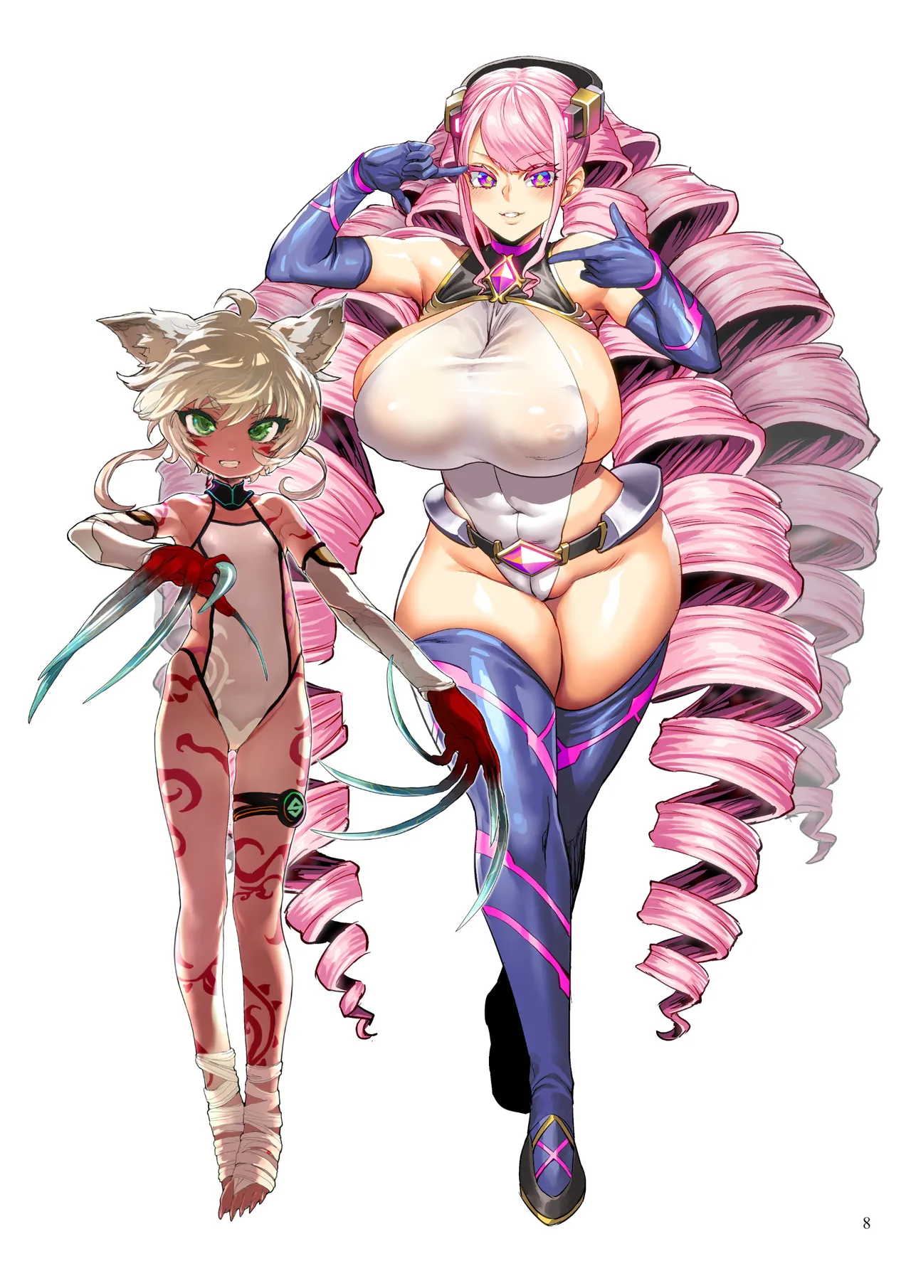 [Ijou Nouryoku Kenkyuukaihatsu Kikou (Various)] Inousha Shoujo Kesson Goudou II ―Reunion of the Heroes― [Russian] 画像番号 8