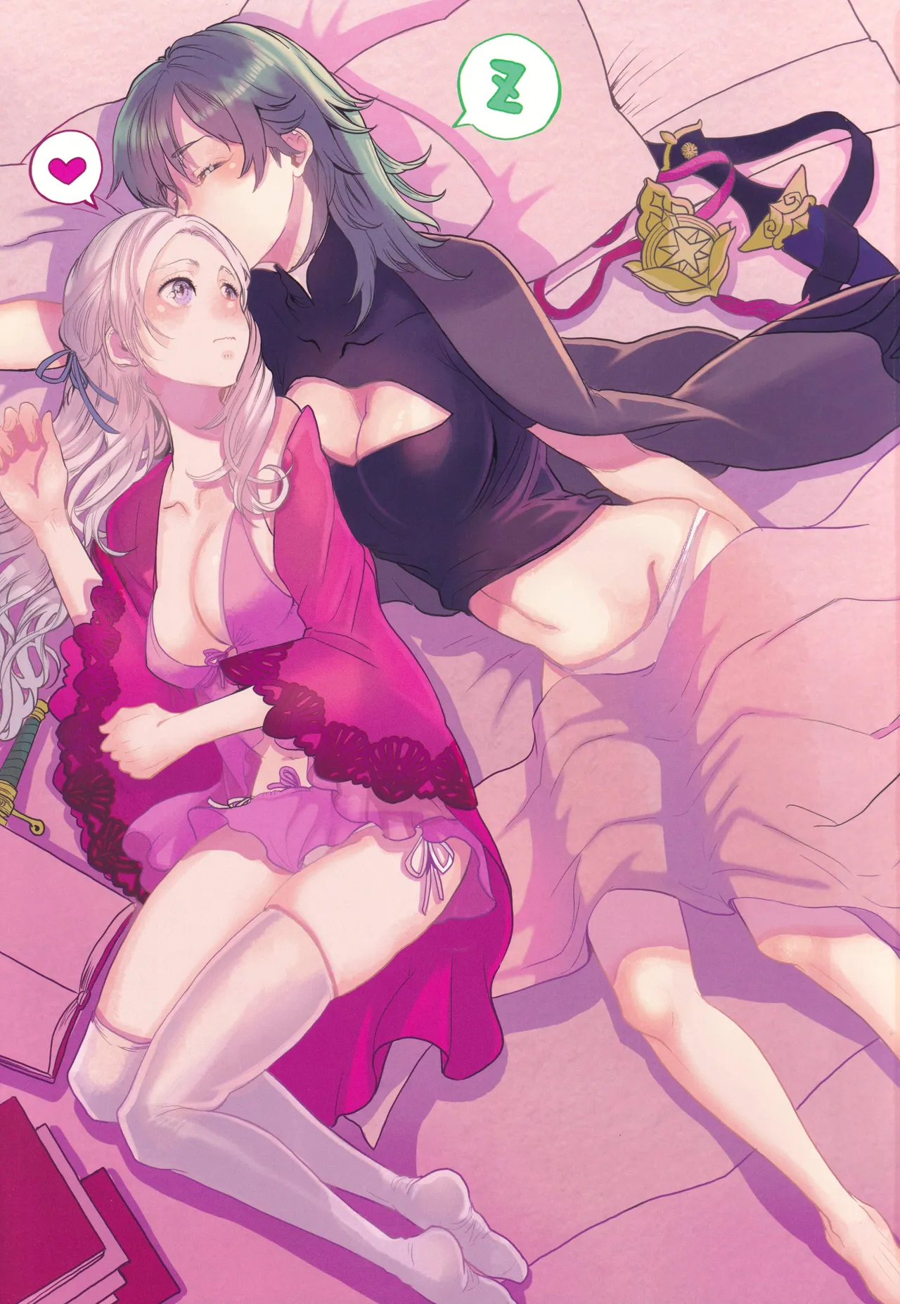 (Kokuin no Hokori 9) [Zero Dollars Junk (Masaki Kazuyoshi)] IPU - Invisible Pink Unicorn (Fire Emblem: Three Houses) image number 2