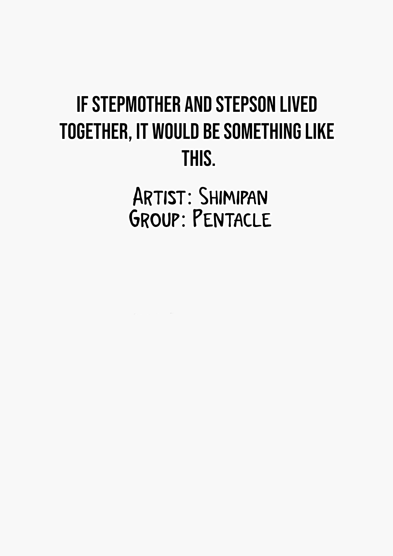 [Pentacle (Shimipan)] If stepmother and stepson lived together, it would be something like this. [English] [WaterKujo] image number 2