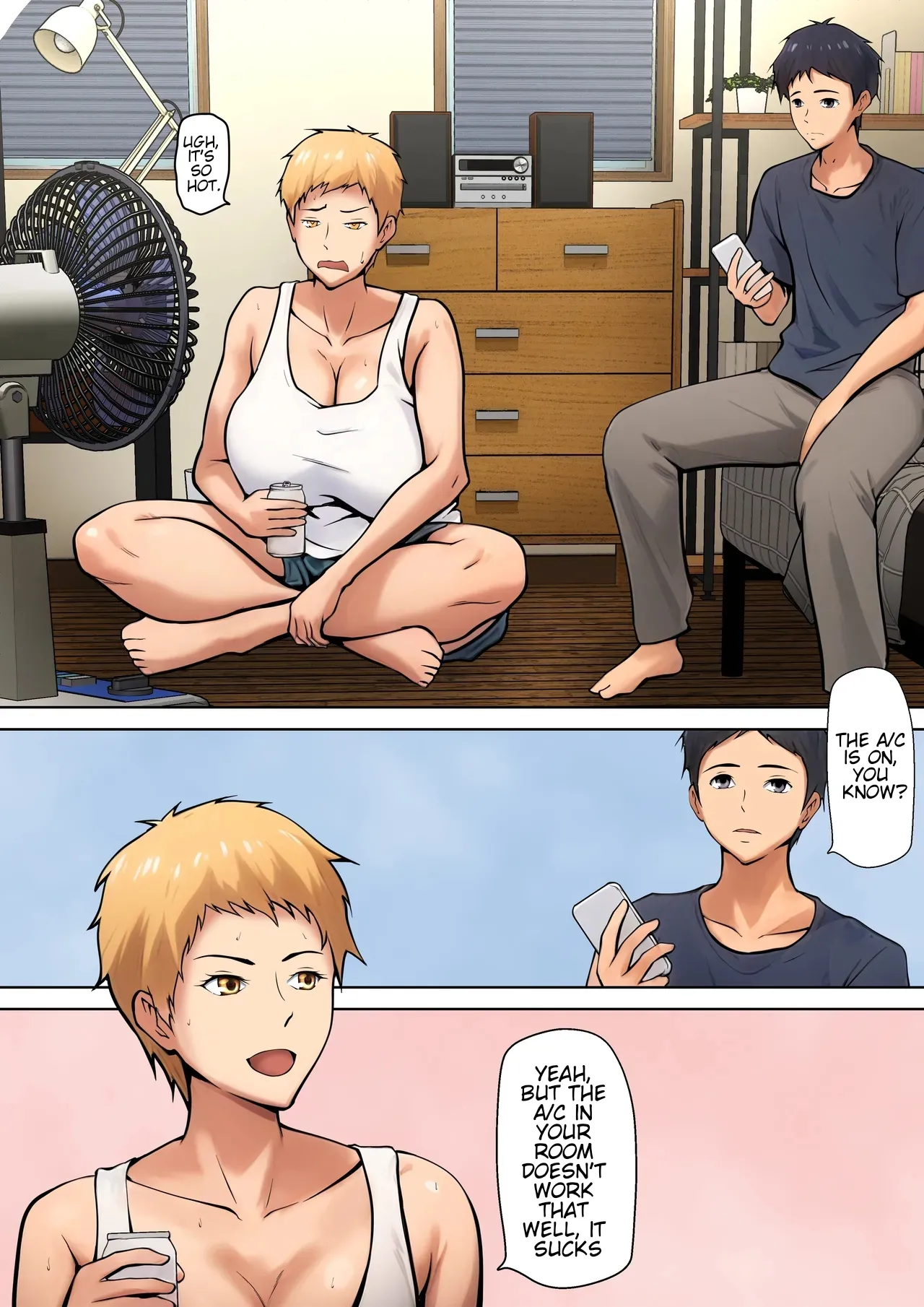 [Pentacle (Shimipan)] If stepmother and stepson lived together, it would be something like this. [English] [WaterKujo] image number 3