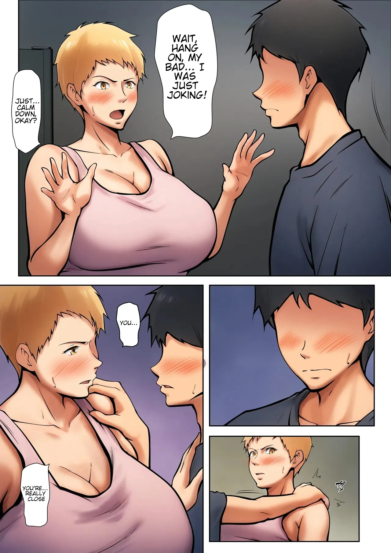 [Pentacle (Shimipan)] If stepmother and stepson lived together, it would be something like this. [English] [WaterKujo] image number 25