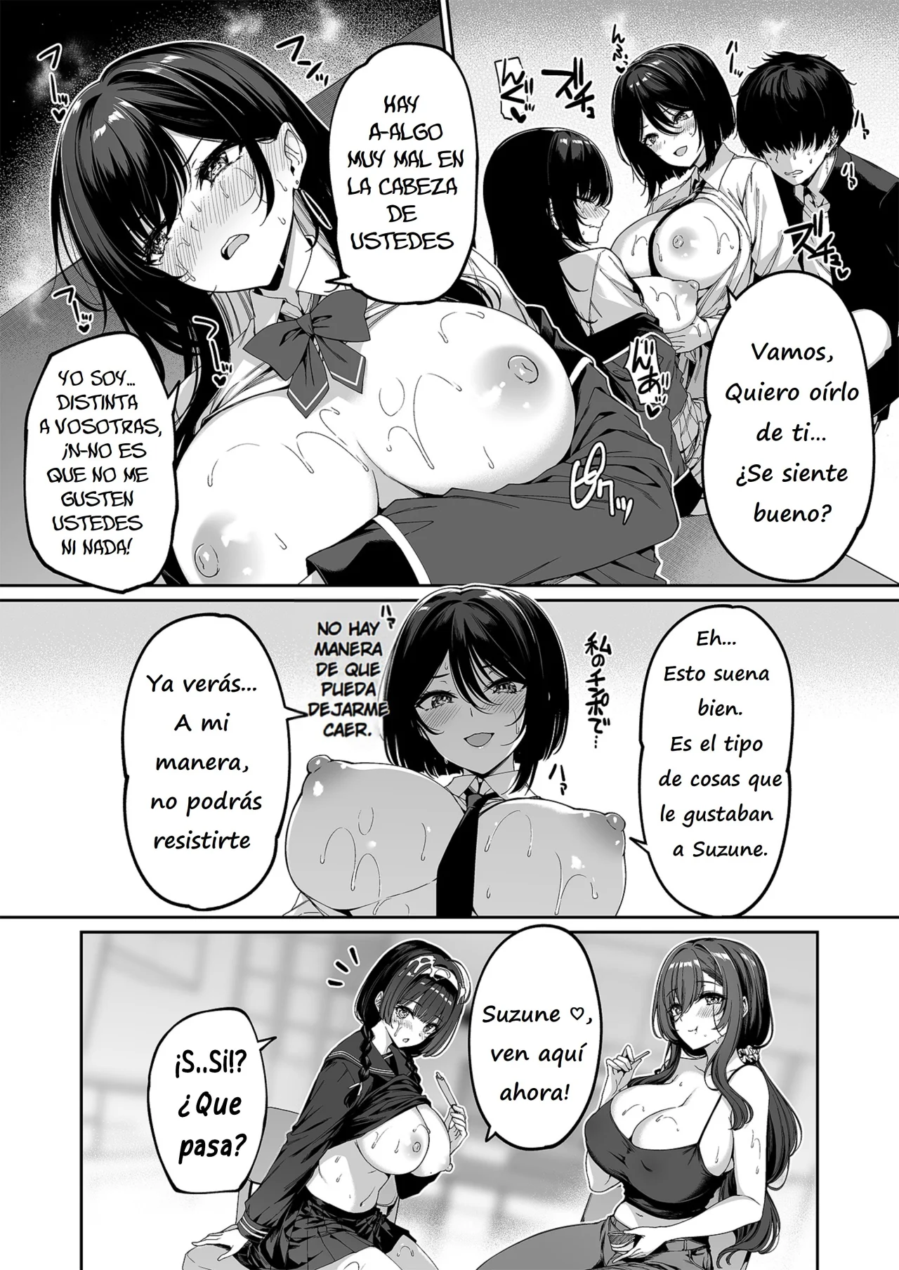 [Bottle Ship Bottler (Kazakura)] InCha Couple ga You Gal-tachi to SEX Training Suru Hanashi 5｜Una Pareja de Nerds y Unas Divertidas Gals Hacen Entrenamiento Sexual 5 [Spanish] [Earl Hickey0] image number 29