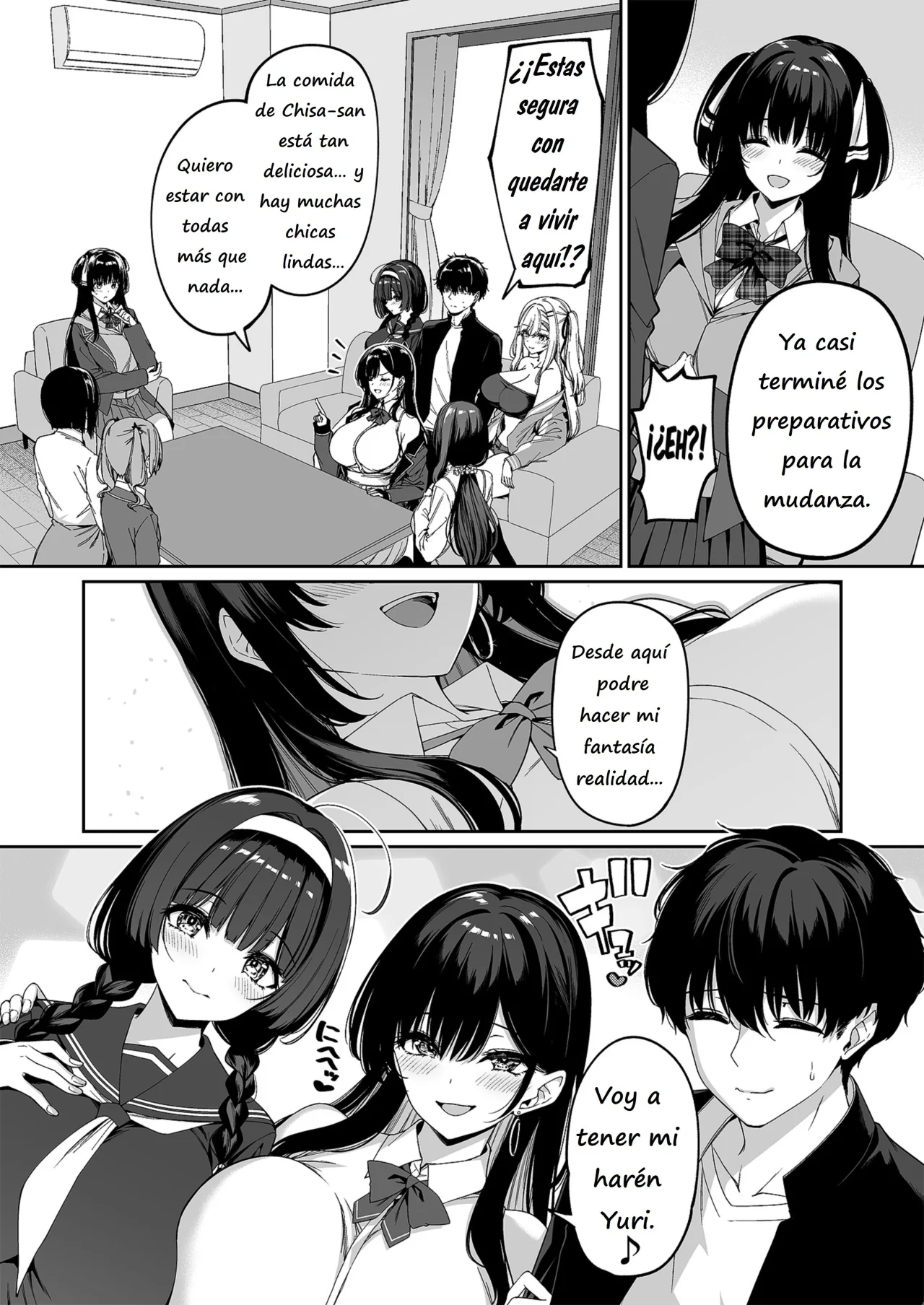 [Bottle Ship Bottler (Kazakura)] InCha Couple ga You Gal-tachi to SEX Training Suru Hanashi 5｜Una Pareja de Nerds y Unas Divertidas Gals Hacen Entrenamiento Sexual 5 [Spanish] [Earl Hickey0] image number 48