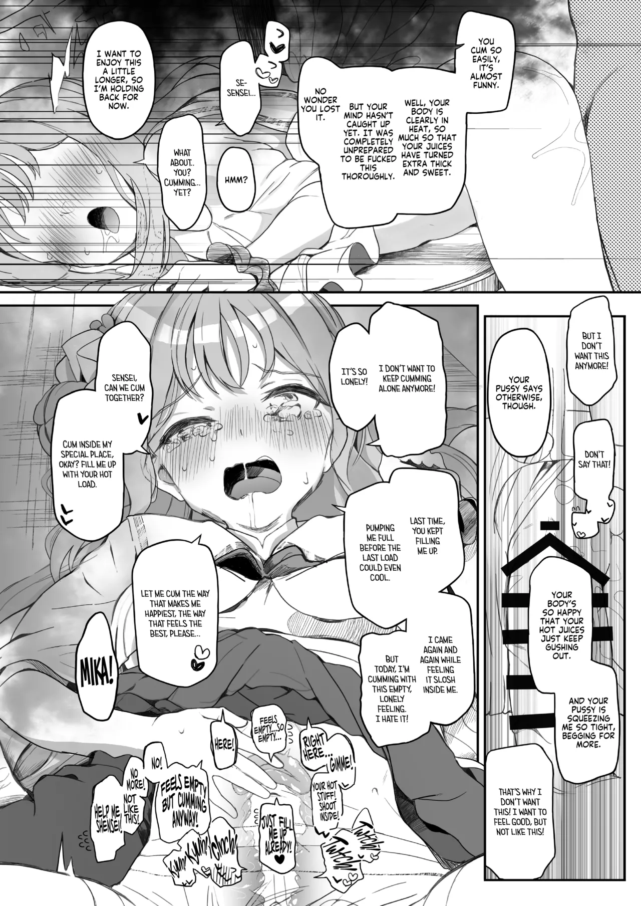 [Trick-color (Kirii Nao)] Tenshi de Warui Ko DEAREST (Blue Archive) [English] [Tea Party Scans] [Digital] Bildnummer 17