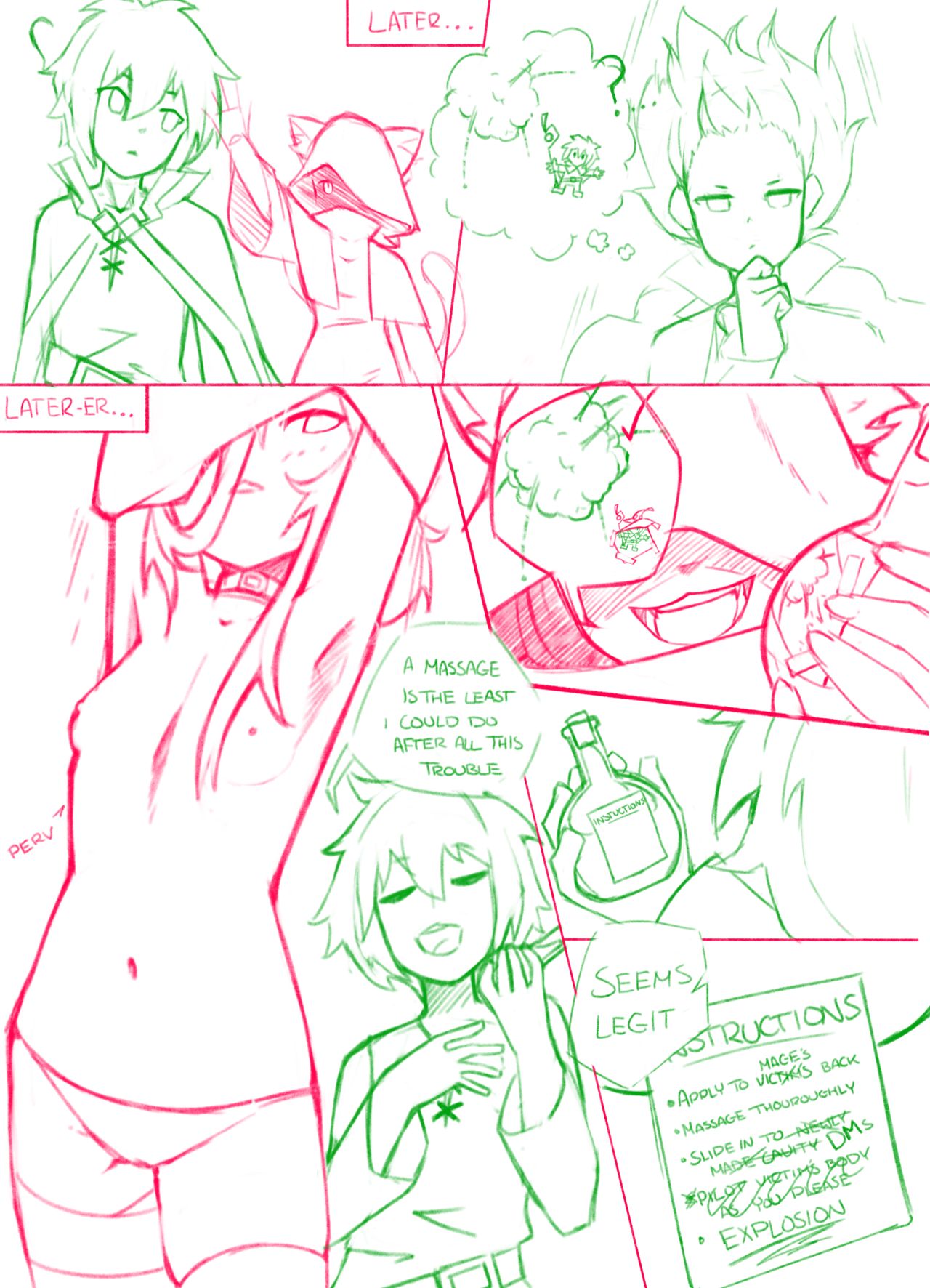 [slimedrippy + justguy] I just wanted to become an explosion mage but ended up possessing Megumin (Ongoing - Daily) image number 1