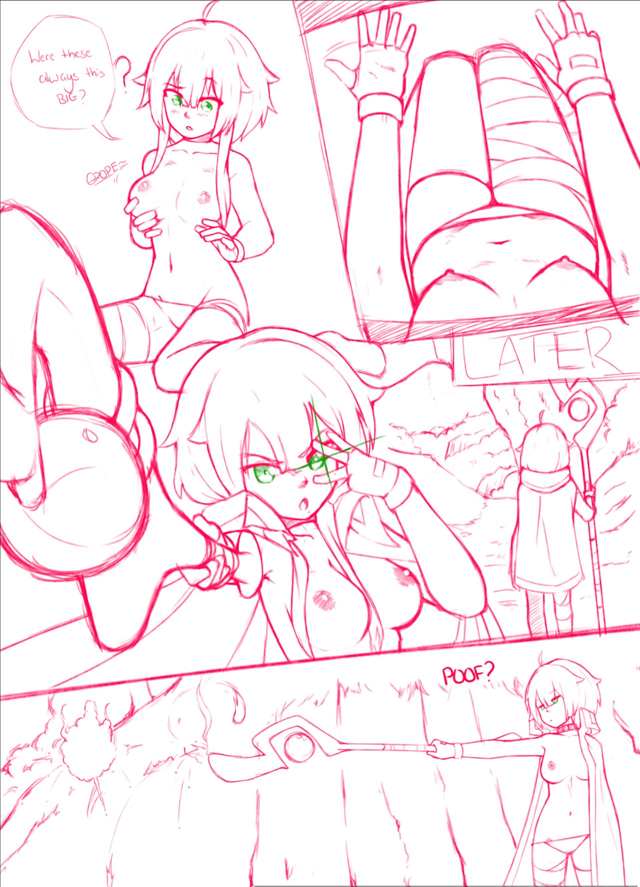 [slimedrippy + justguy] I just wanted to become an explosion mage but ended up possessing Megumin (Ongoing - Daily) image number 3