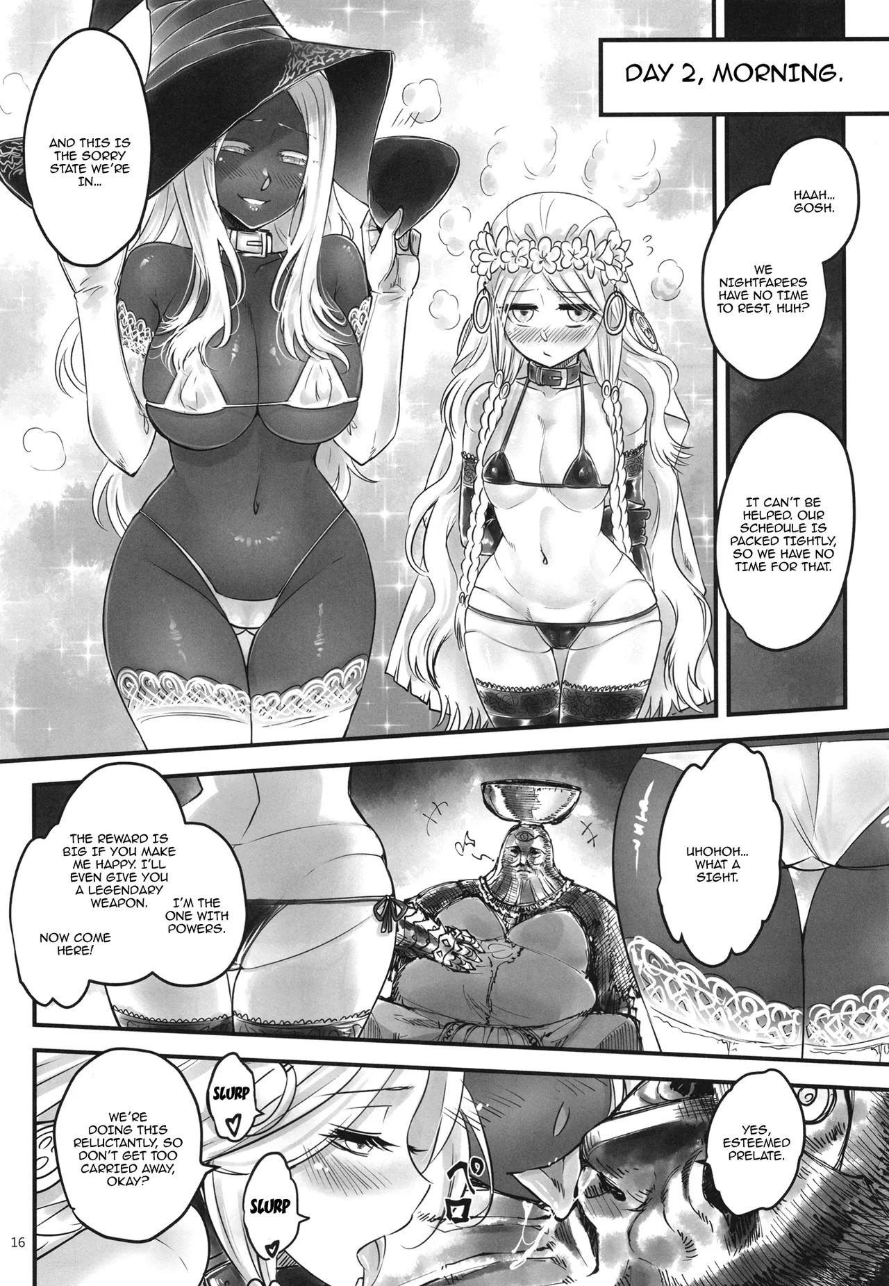 [San Se Fang (Heiqing Langjun)] Elden Kirakira:Nightbrothel | Elden Shining Nightbrothel (Elden Ring: Nightreign) [English] {Doujins.com} [Digital] 画像番号 17