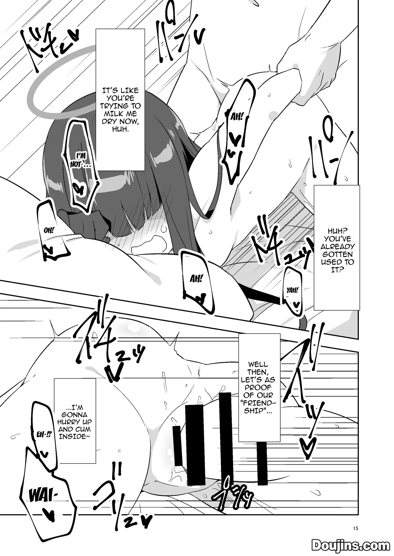 [Silver Way (Shirogane)] Sensei dakara Seito no Koibito ni wa Narenai kedo SeFri ni nara Natte Agerareru yo. | As A Sensei, I Can't Become A Student's Lover, But I Can Be Your Fuckbuddy (Blue Archive) [English] {Doujins.com} [Digital] 画像番号 14