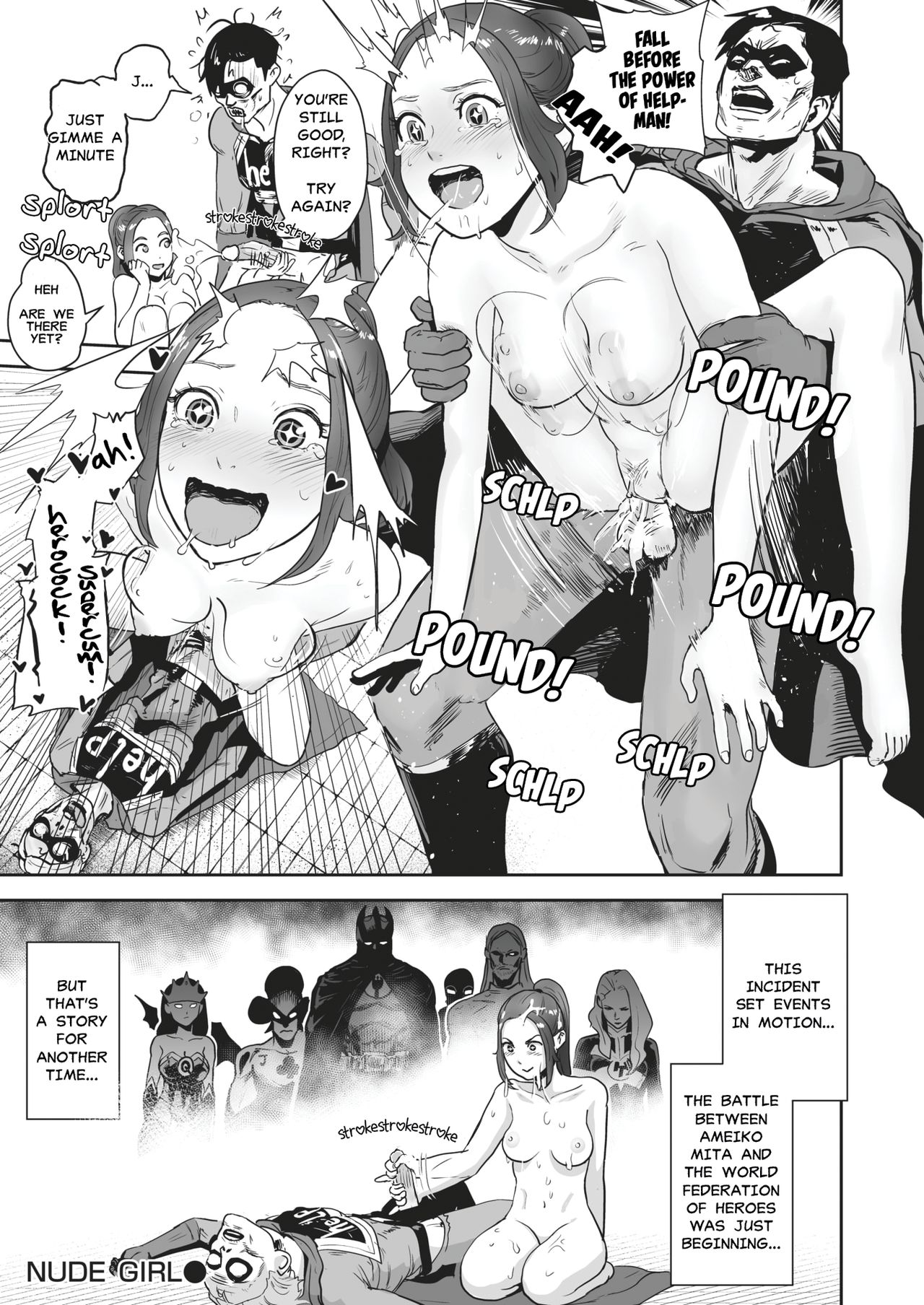 [Gesundheit]NUDEGIRL Parts 1-5 [WEEKLY Kairakuten Vol.69-72][English][Misterj167][Decensored] image number 16