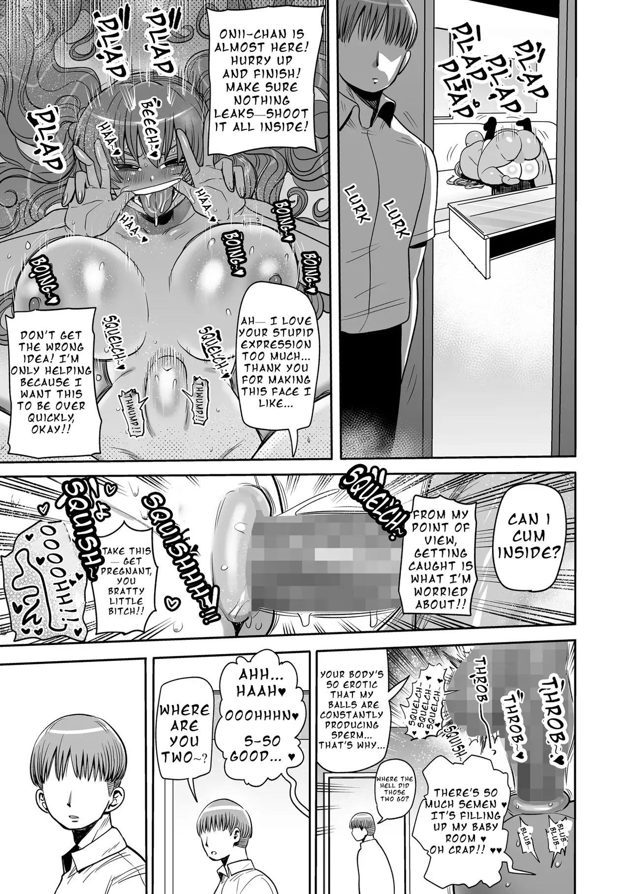 [Kiliu] Okasare Imouto Misaki (Haha mo Okasareru yo!) | Violated little sister Misaki (The mother gets raped too!) (COMIC Masyo 2025-12) [English] [Digital] image number 13