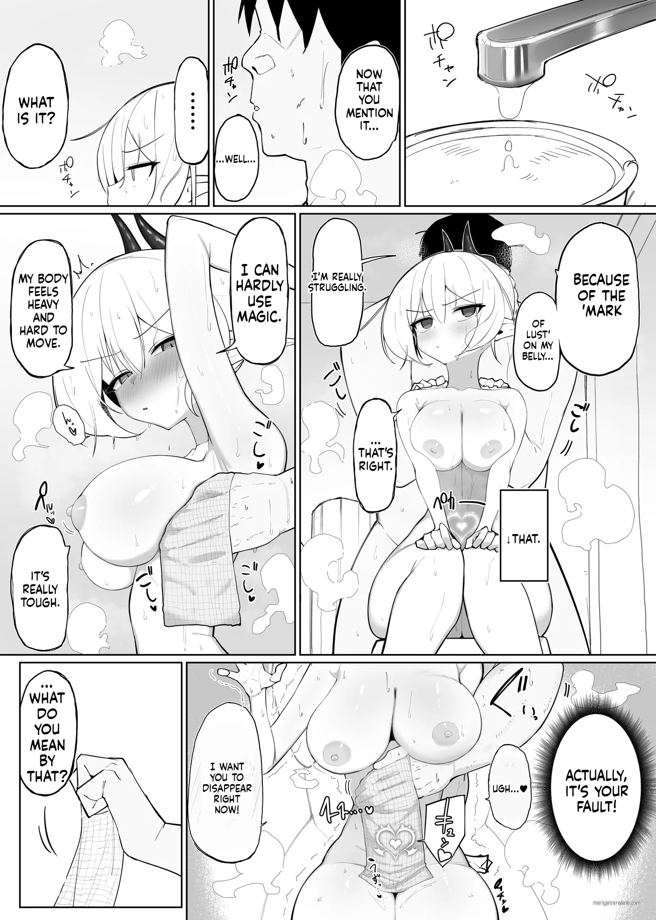 [Osinobu no Yakata (Osinobu)] Atashi no Ejiki ni Narinasai! 2 | Fall Prey To A Succubus! 2 [English] image number 38