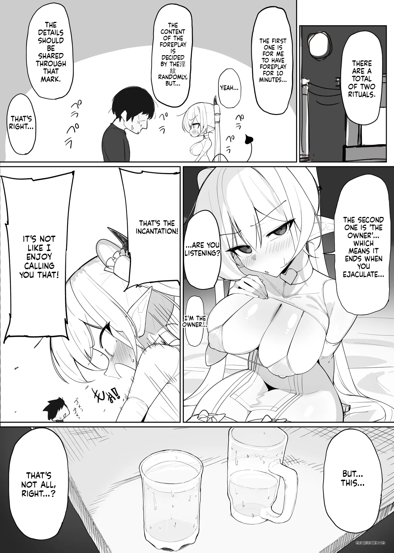 [Osinobu no Yakata (Osinobu)] Atashi no Ejiki ni Narinasai! 2 | Fall Prey To A Succubus! 2 [English] image number 42