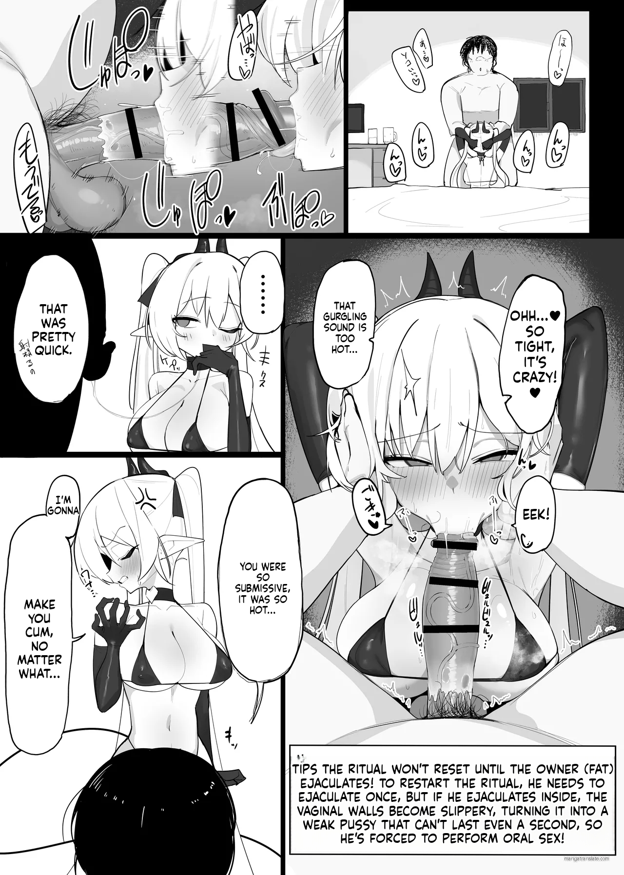 [Osinobu no Yakata (Osinobu)] Atashi no Ejiki ni Narinasai! 2 | Fall Prey To A Succubus! 2 [English] image number 57