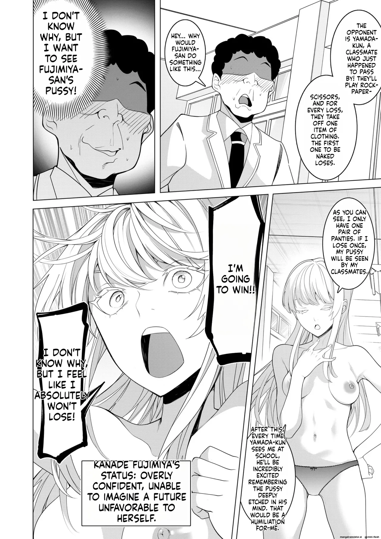 [Hisamaru Hajimeya (Hisamaru Hajime)] Saimin Appli de! ~Chou Cool! Tensai Half Ojou-sama ni Hentai Omanko Geinin to Shite AV Haishin Sasete Mita~ [English] [AI Translated] [Decensored] image number 27