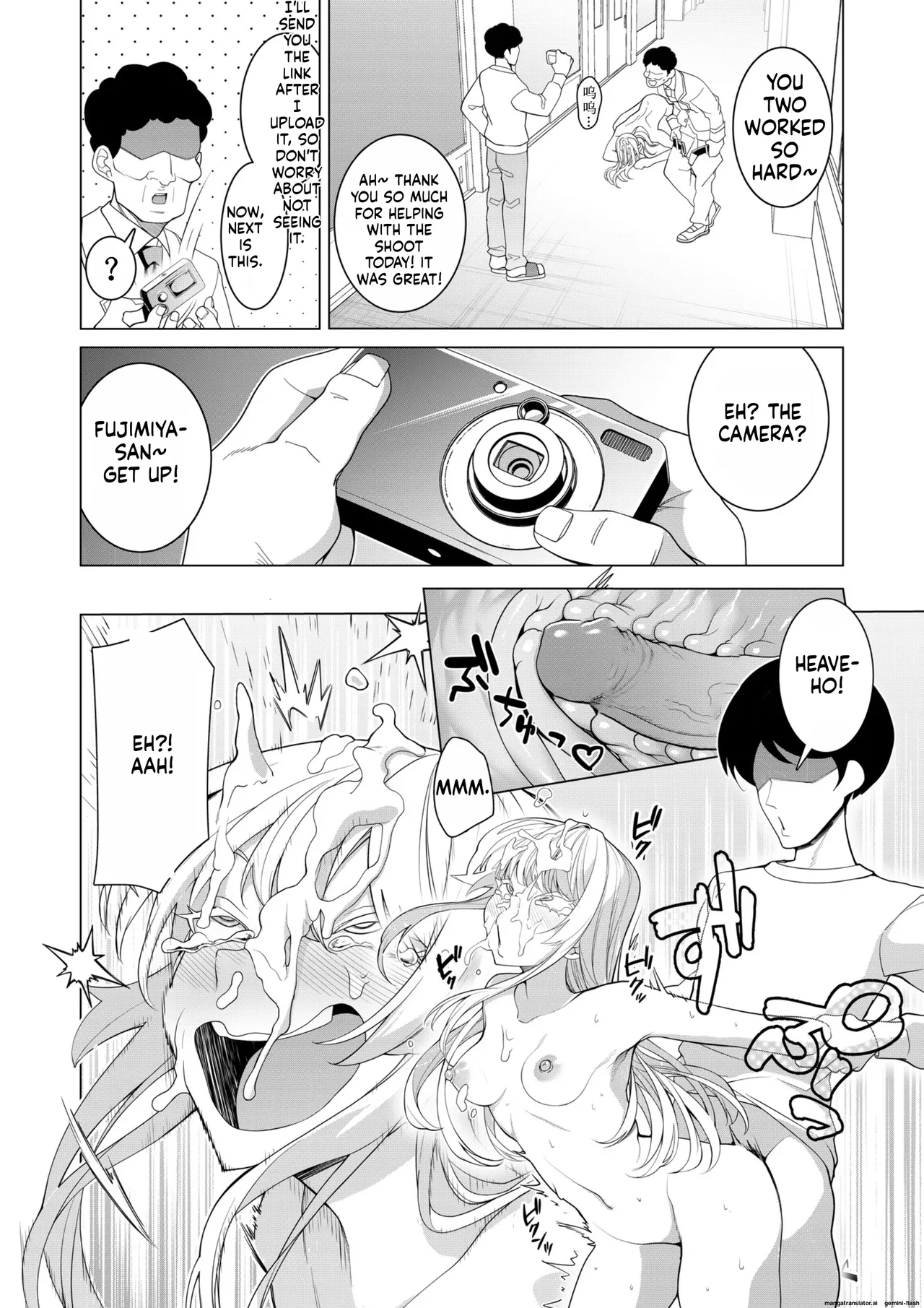 [Hisamaru Hajimeya (Hisamaru Hajime)] Saimin Appli de! ~Chou Cool! Tensai Half Ojou-sama ni Hentai Omanko Geinin to Shite AV Haishin Sasete Mita~ [English] [AI Translated] [Decensored] image number 39