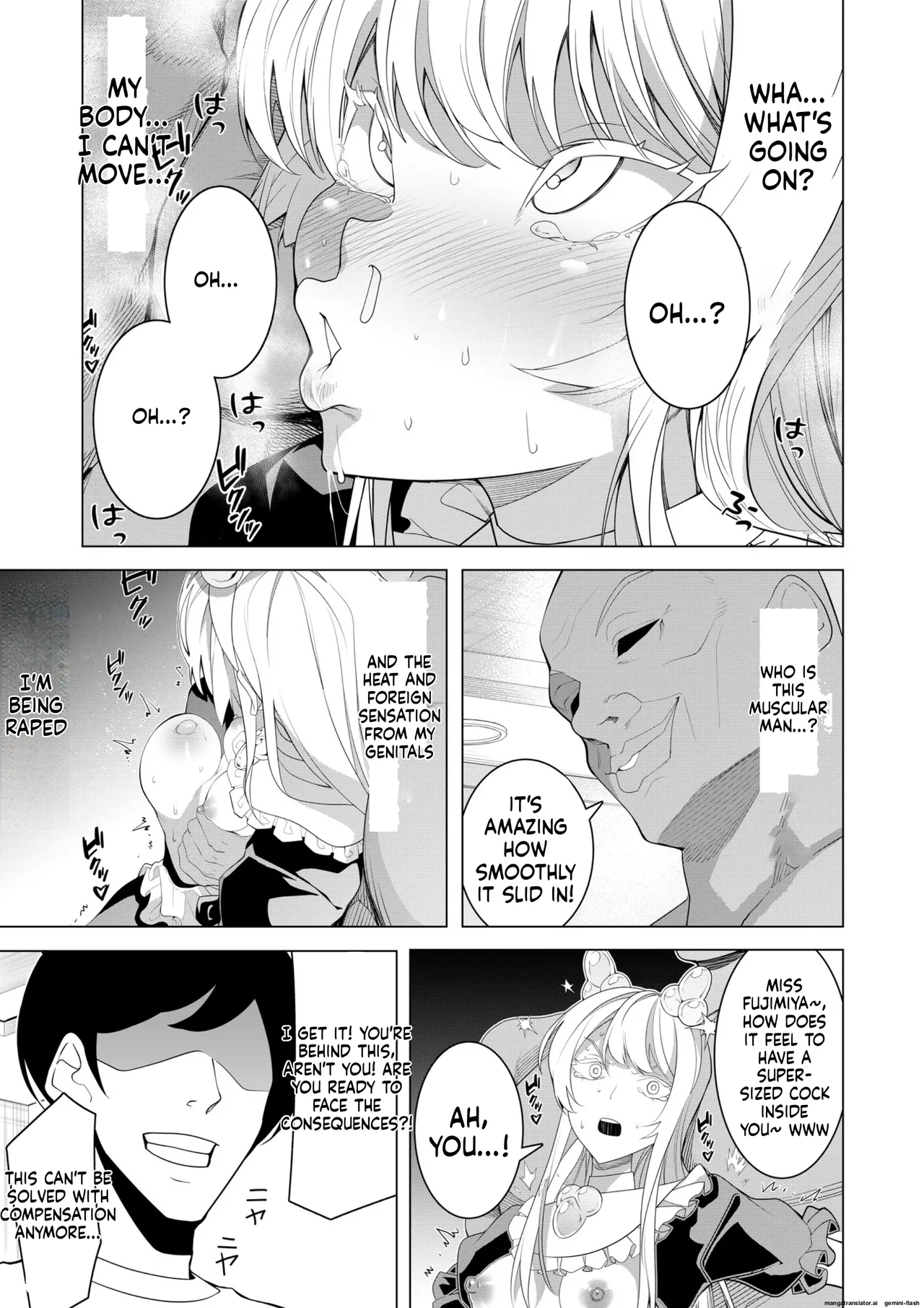 [Hisamaru Hajimeya (Hisamaru Hajime)] Saimin Appli de! ~Chou Cool! Tensai Half Ojou-sama ni Hentai Omanko Geinin to Shite AV Haishin Sasete Mita~ [English] [AI Translated] [Decensored] image number 48