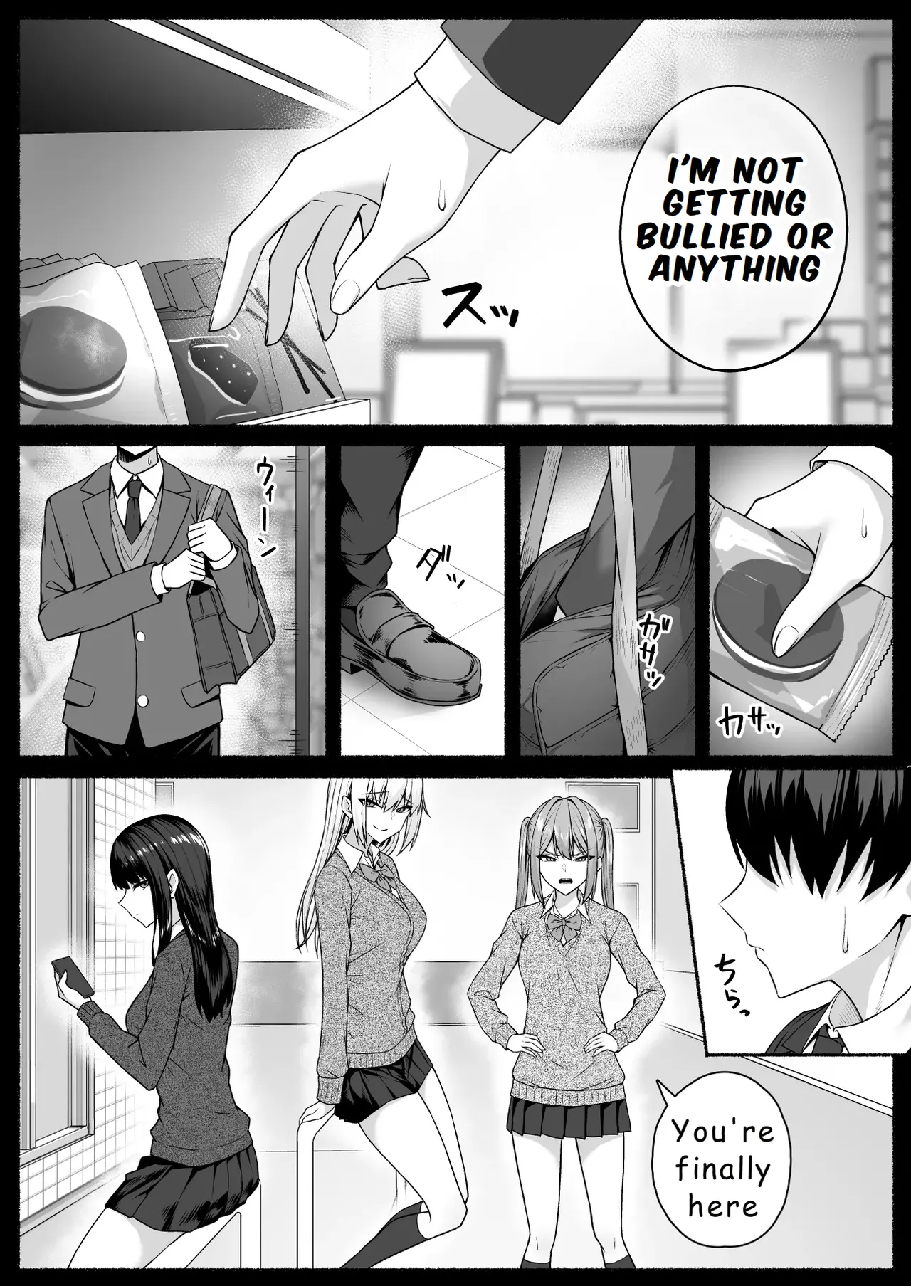 [Potato Usushio] Gal to Boku ga Seibetsu Gyakuten Mesu ni Mezameru Boku [English] [Hydranoid] image number 4