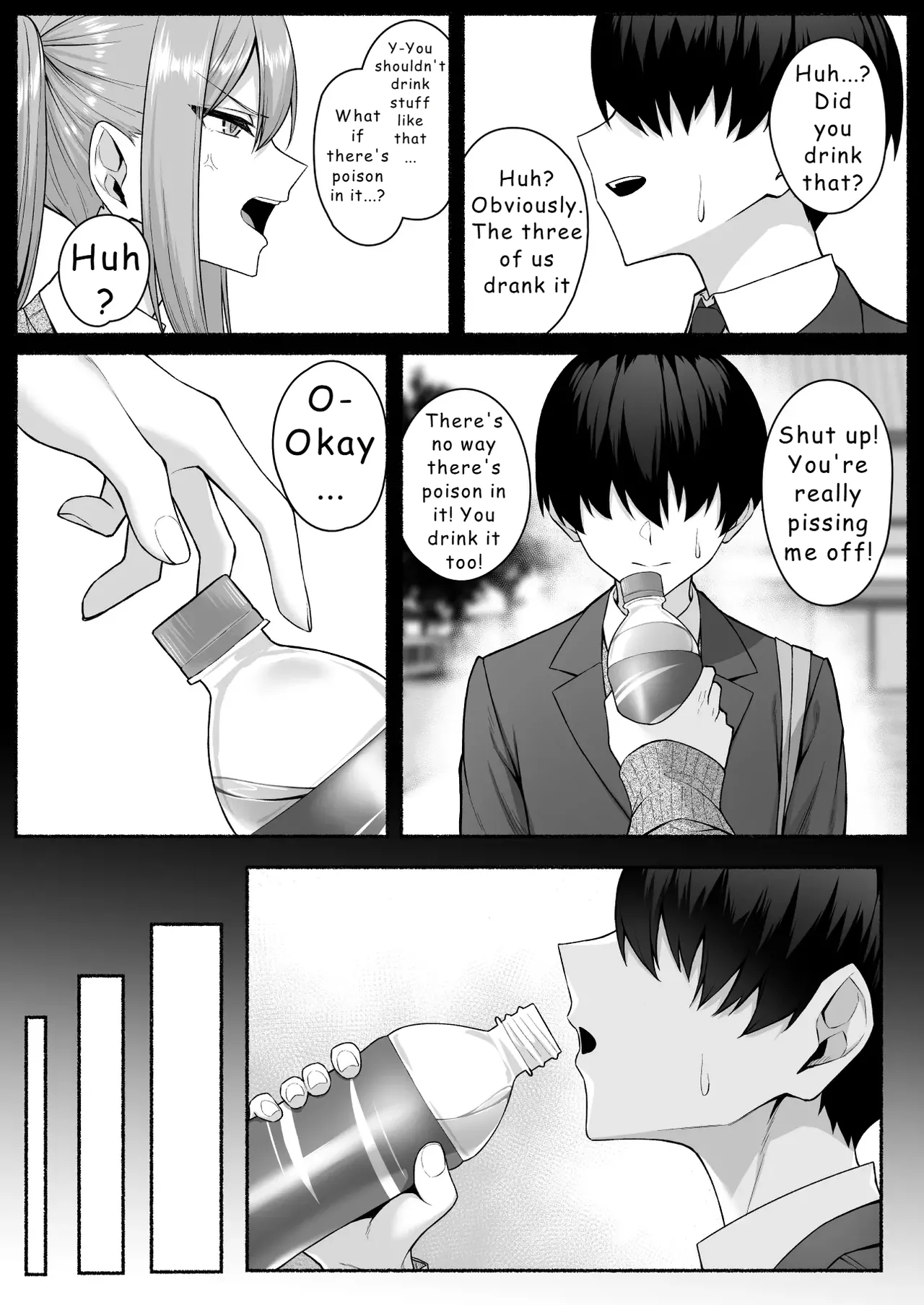 [Potato Usushio] Gal to Boku ga Seibetsu Gyakuten Mesu ni Mezameru Boku [English] [Hydranoid] image number 6