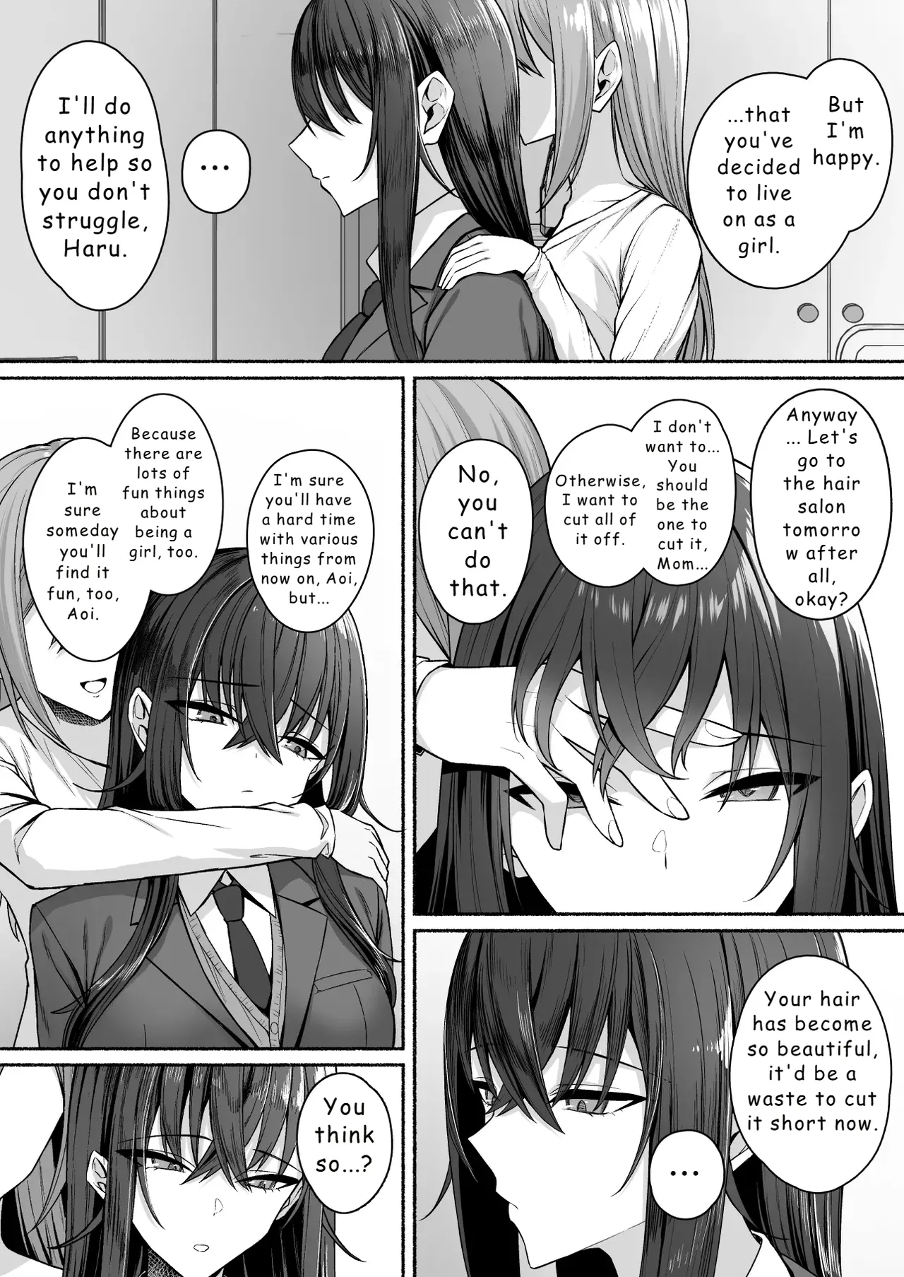 [Potato Usushio] Gal to Boku ga Seibetsu Gyakuten Mesu ni Mezameru Boku [English] [Hydranoid] image number 9