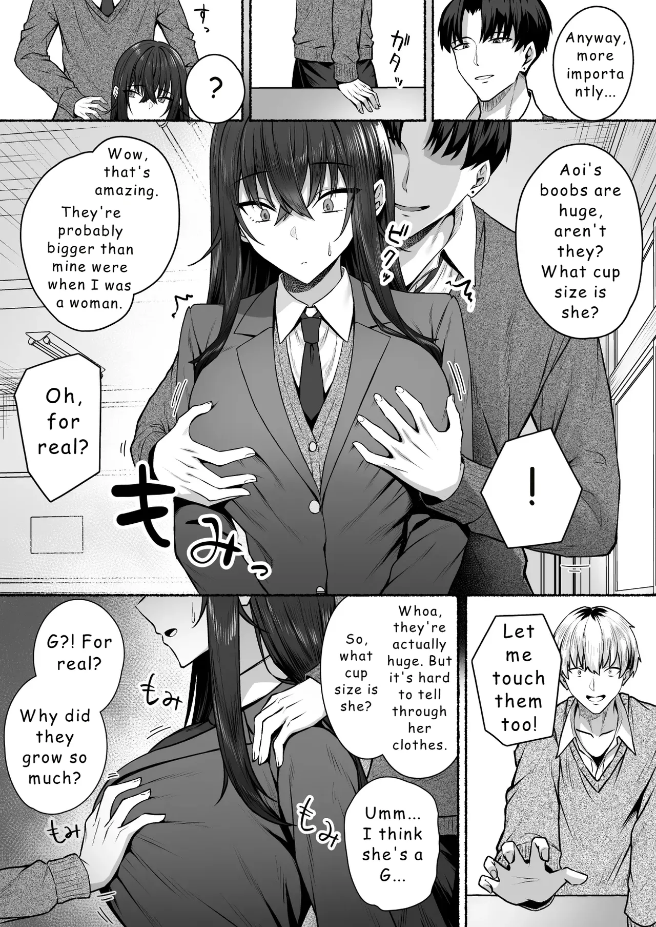 [Potato Usushio] Gal to Boku ga Seibetsu Gyakuten Mesu ni Mezameru Boku [English] [Hydranoid] image number 15