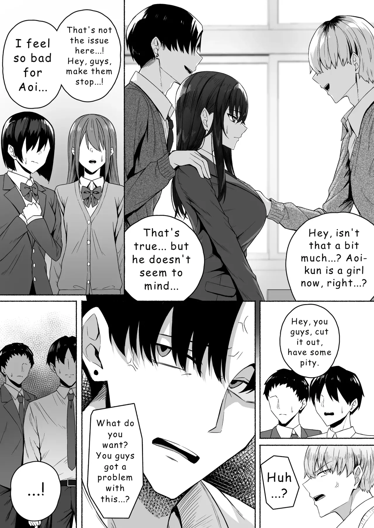 [Potato Usushio] Gal to Boku ga Seibetsu Gyakuten Mesu ni Mezameru Boku [English] [Hydranoid] image number 16